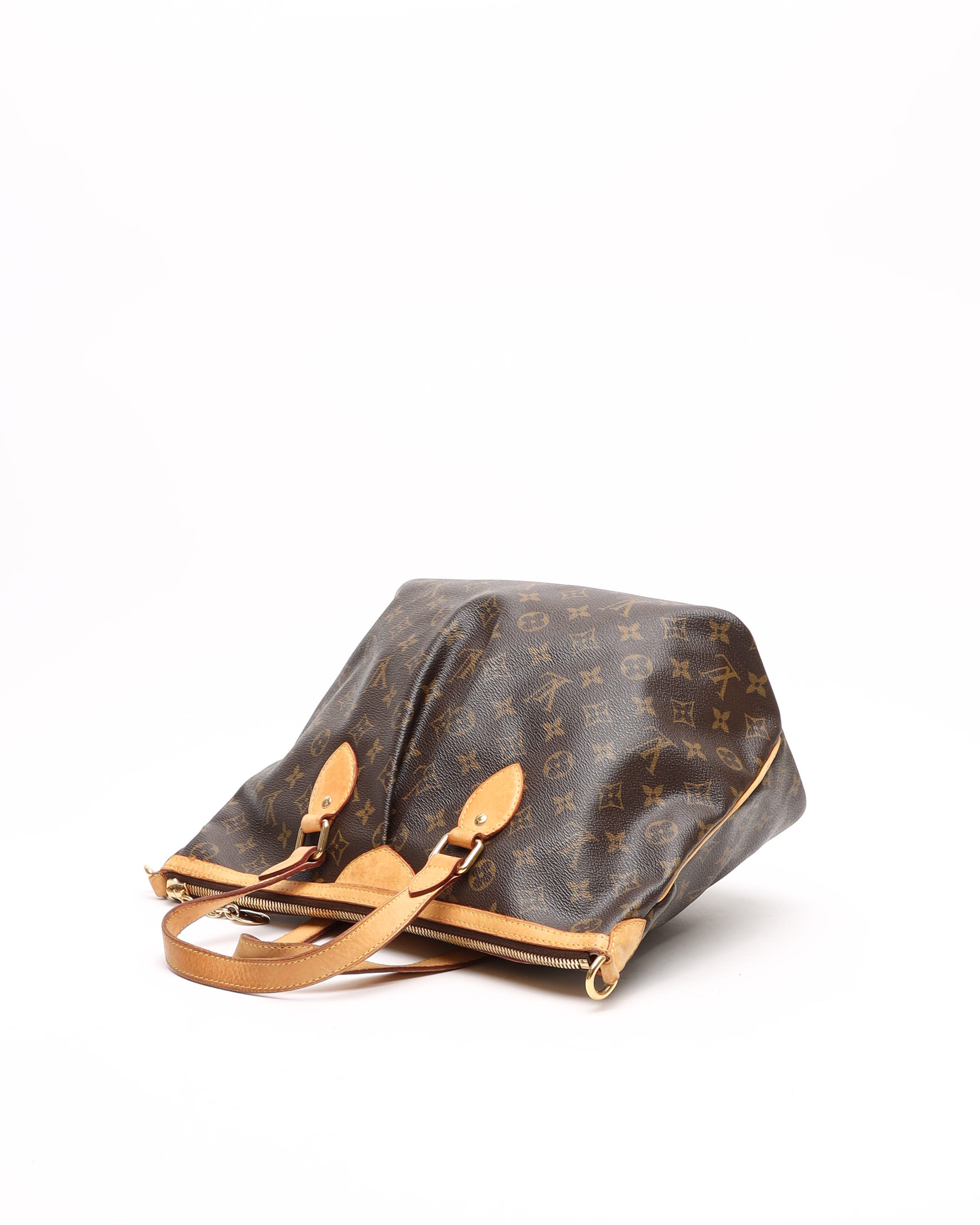 Pre-owned Louis Vuitton Monogram Palermo Pm Bag In Brown