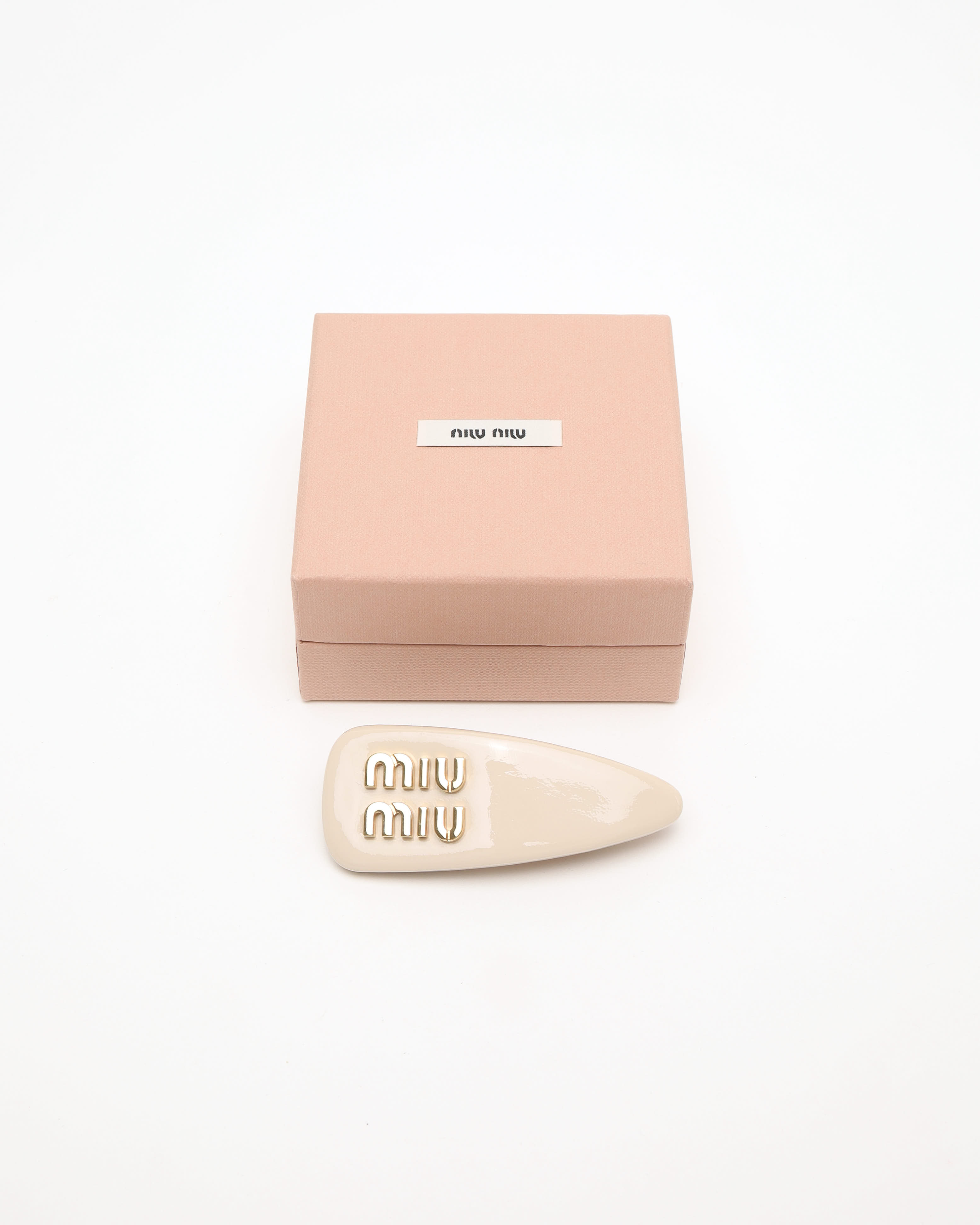 Miu Miu Logo Hair Clip