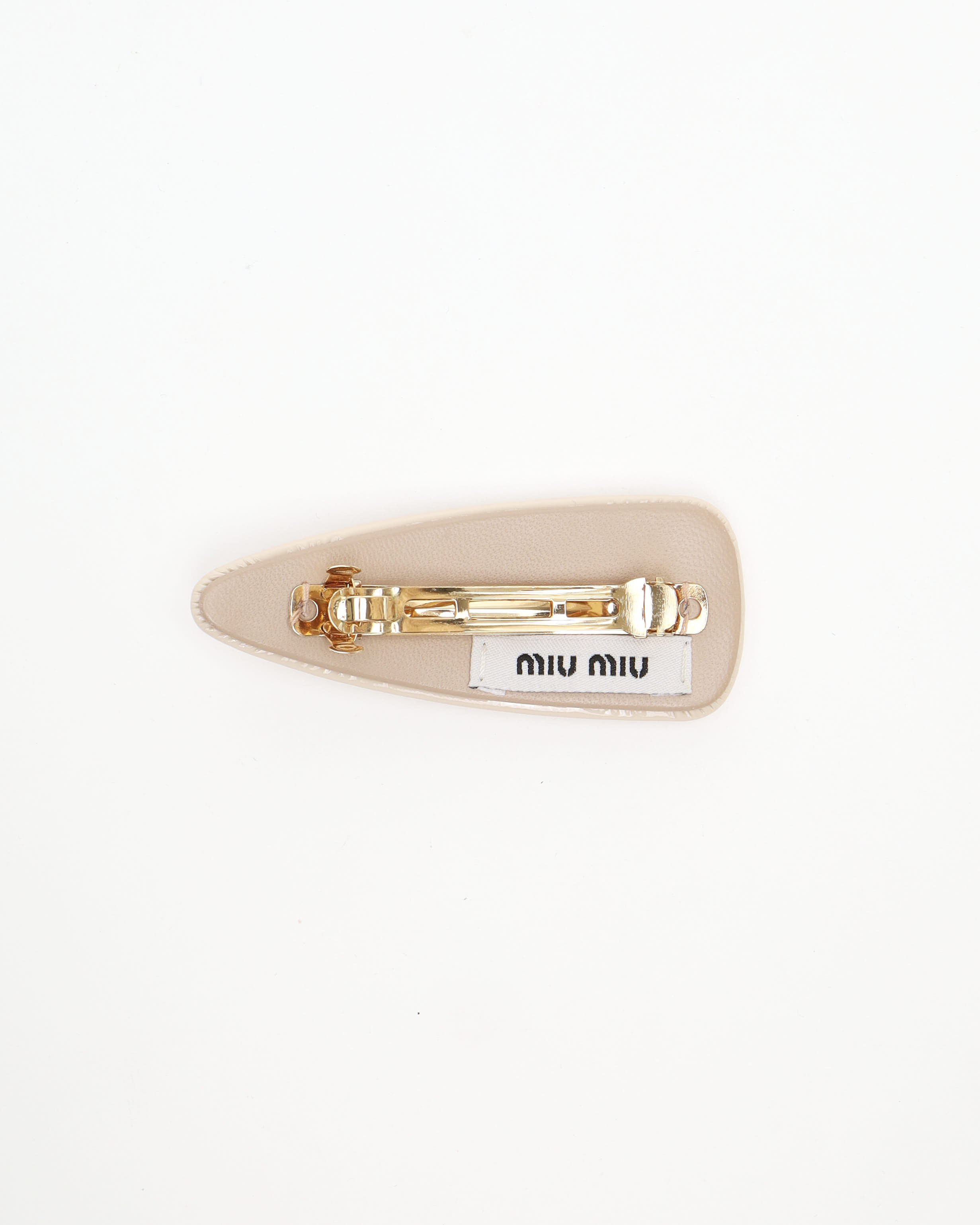 Miu Miu Logo Hair Clip