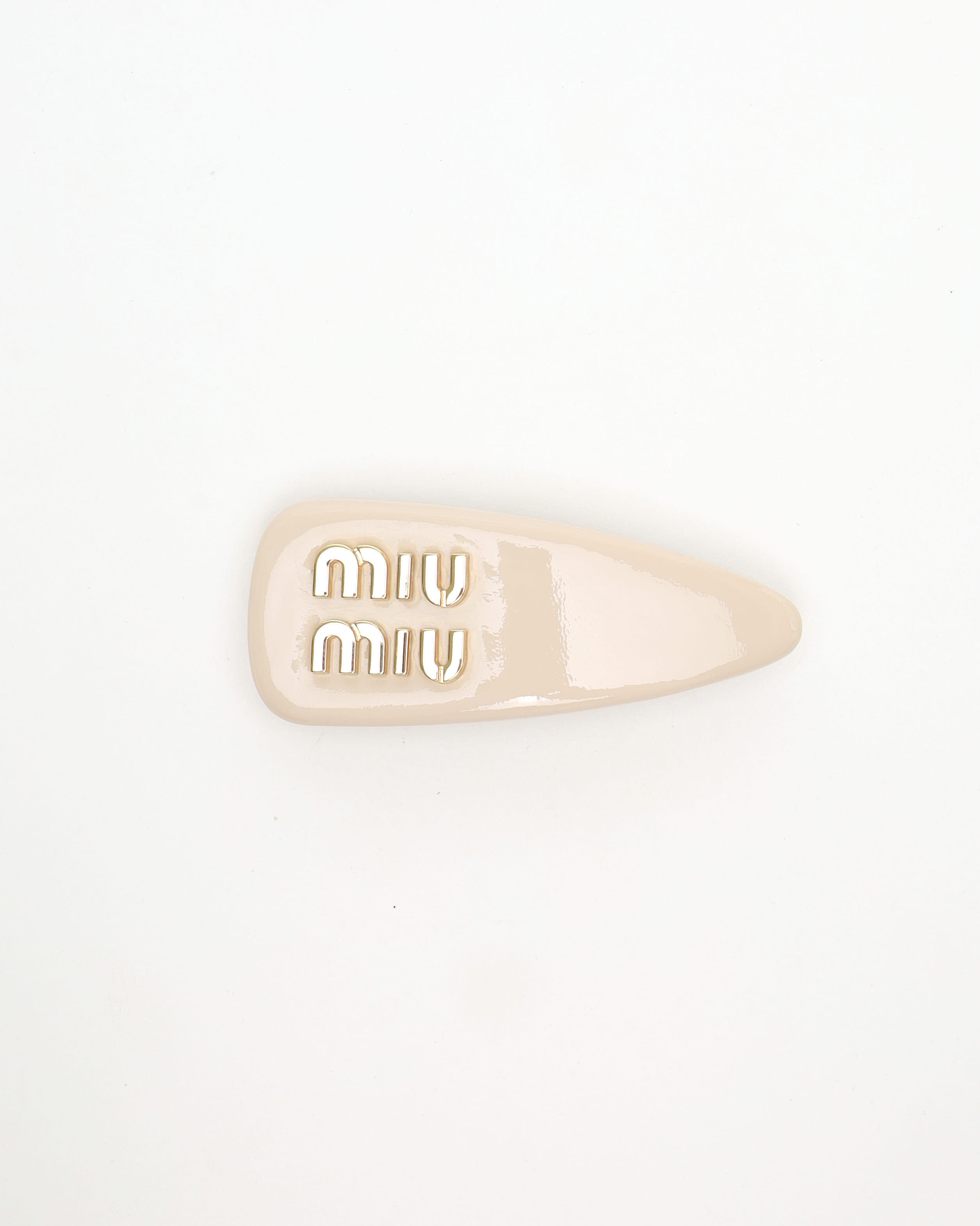 Miu Miu Logo Hair Clip