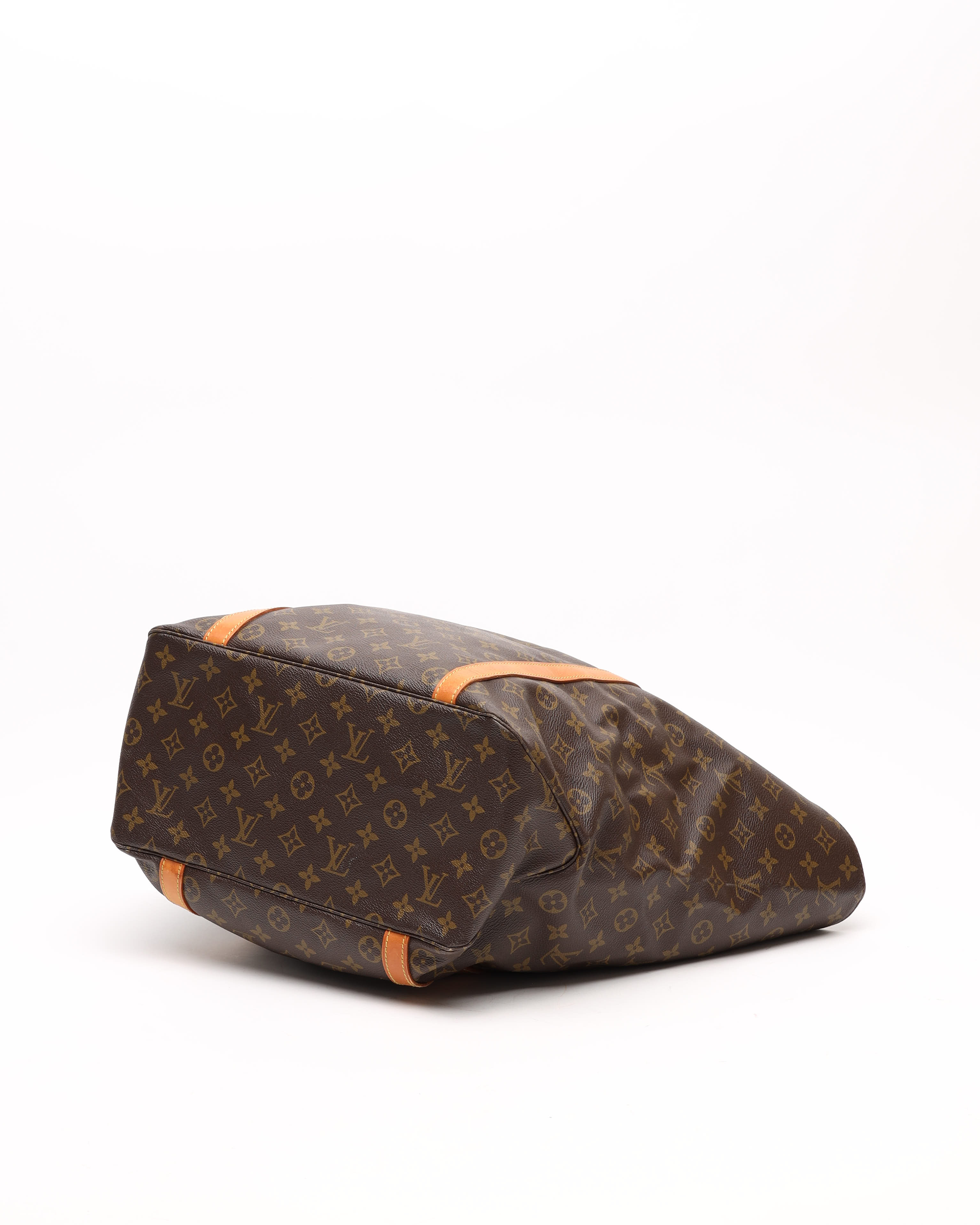 Pre-owned Louis Vuitton Monogram Sac Shopping Tote Bag In Brown
