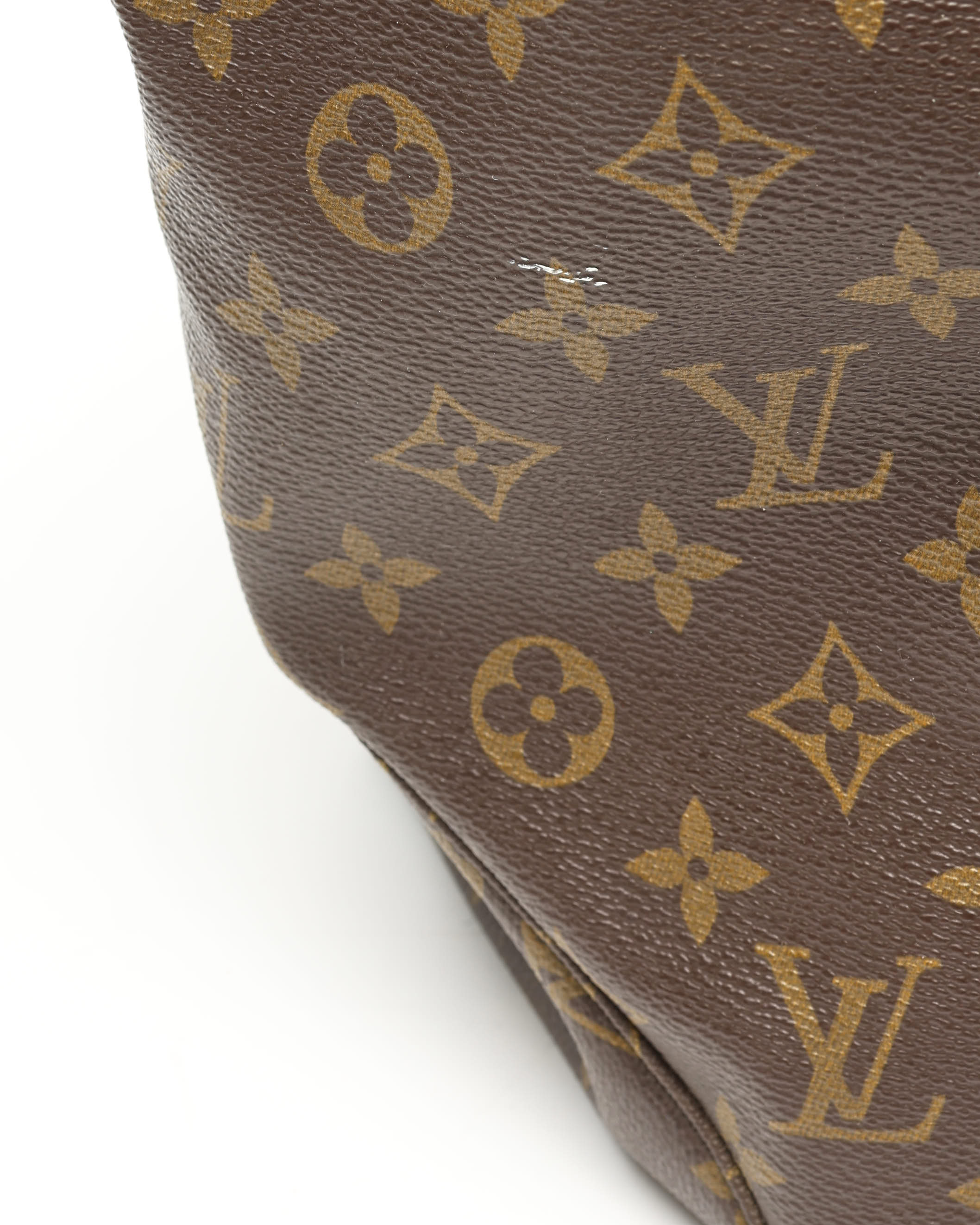 Pre-owned Louis Vuitton Monogram Sac Shopping Tote Bag In Brown