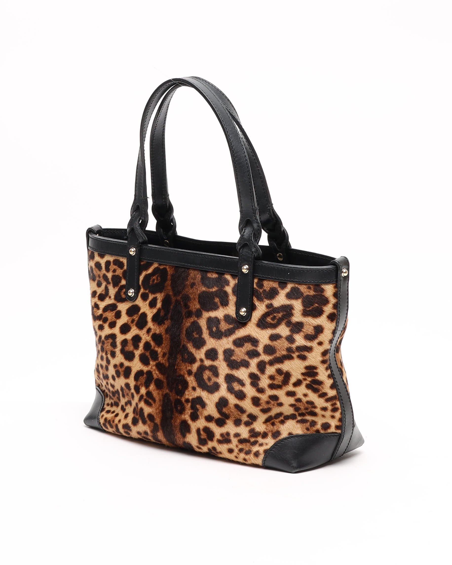 Prada Leopard Tote Bag