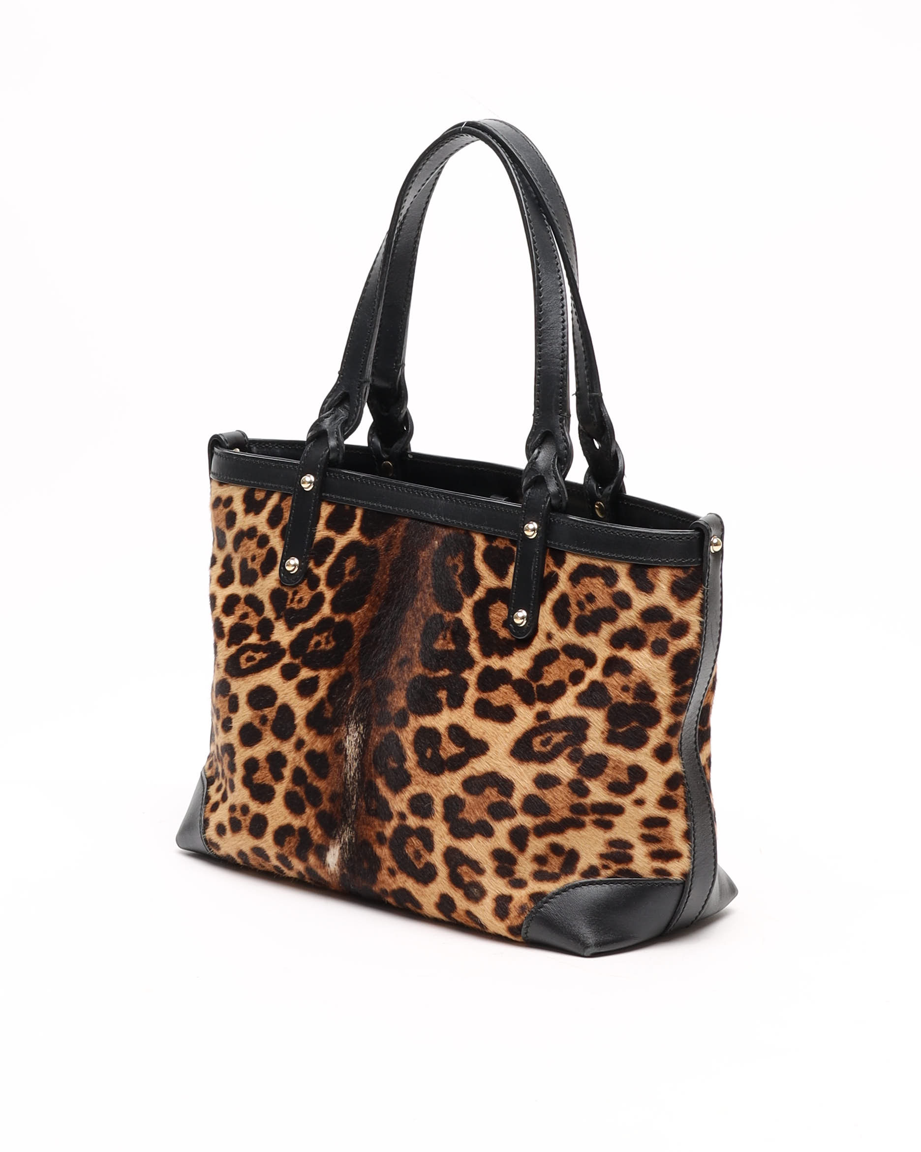 Prada Leopard Tote Bag