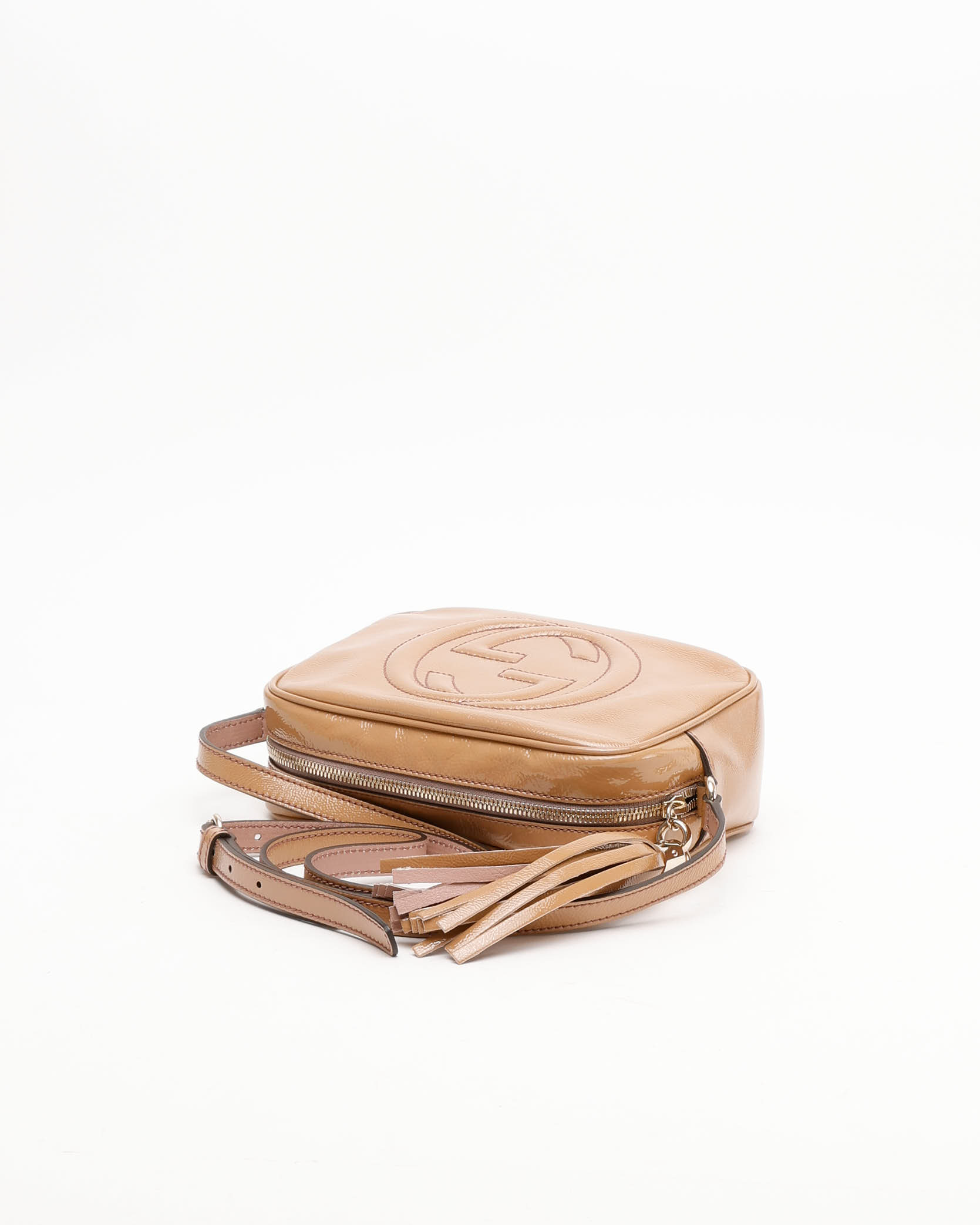 Gucci Patent Soho Disco Camera Bag