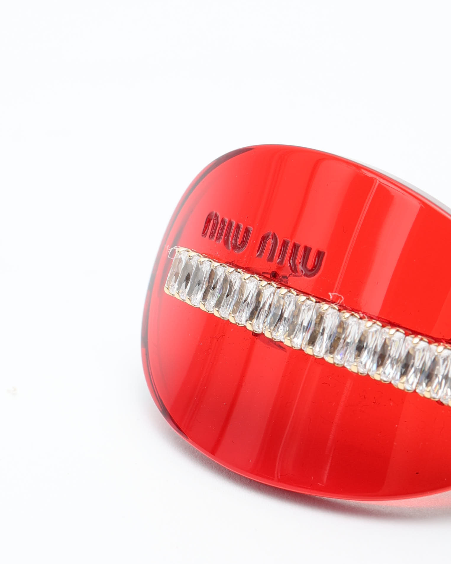 Miu Miu Rhinestone Hair Clip