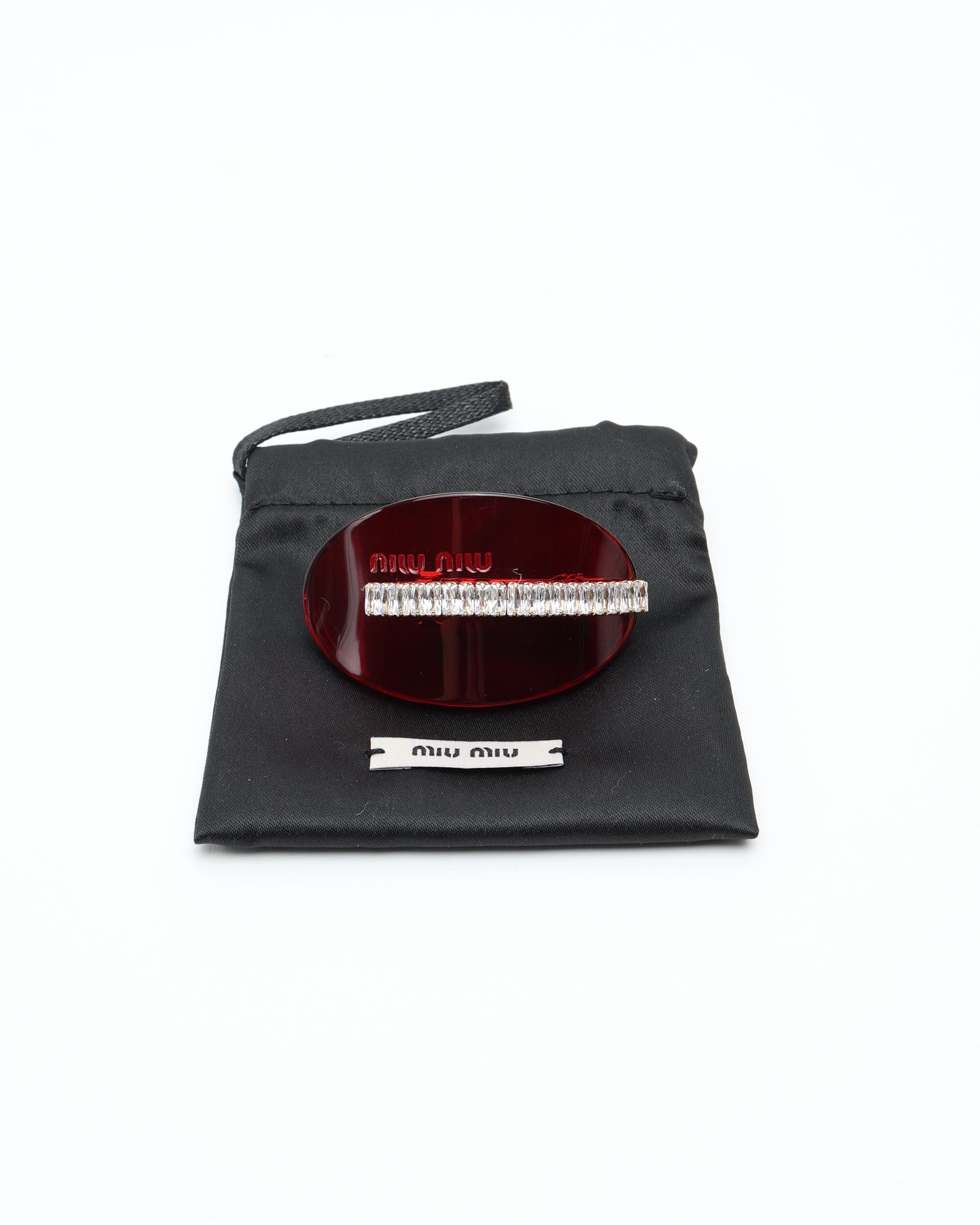 Miu Miu Rhinestone Hair Clip