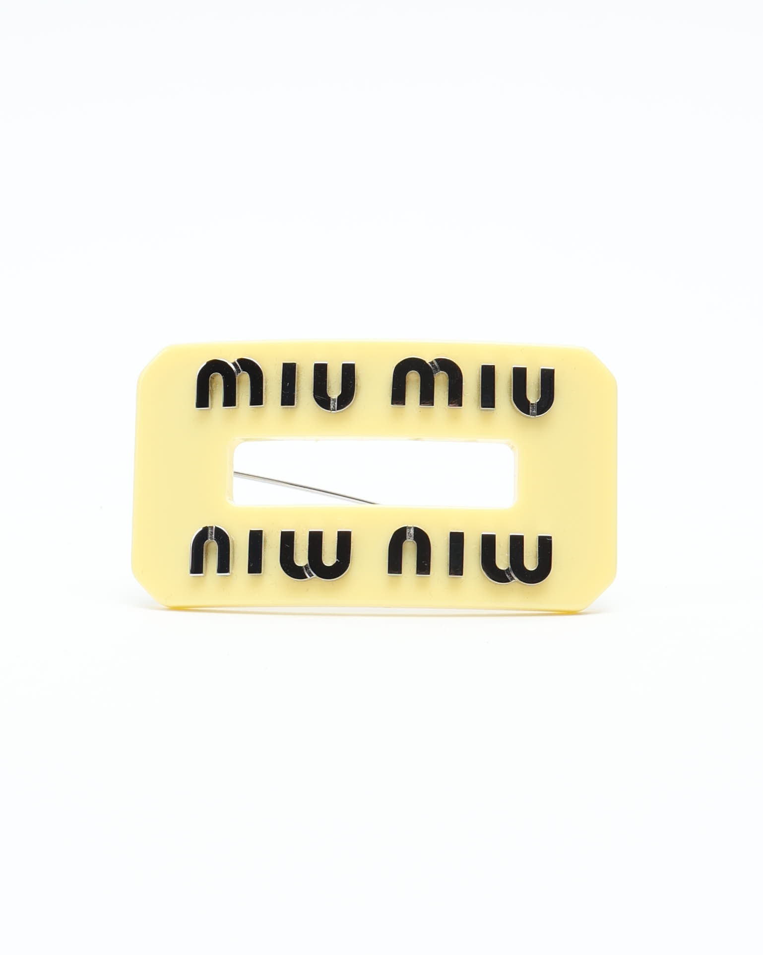Miu Miu Logo Hair Clip