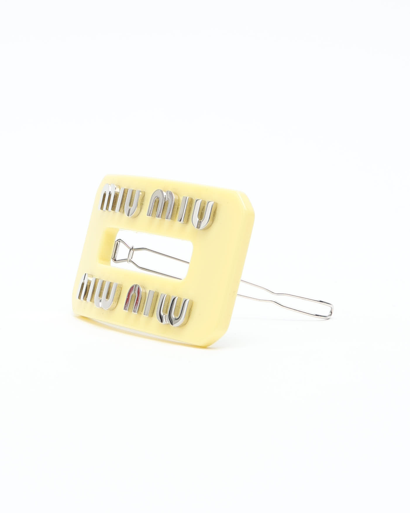 Miu Miu Logo Hair Clip