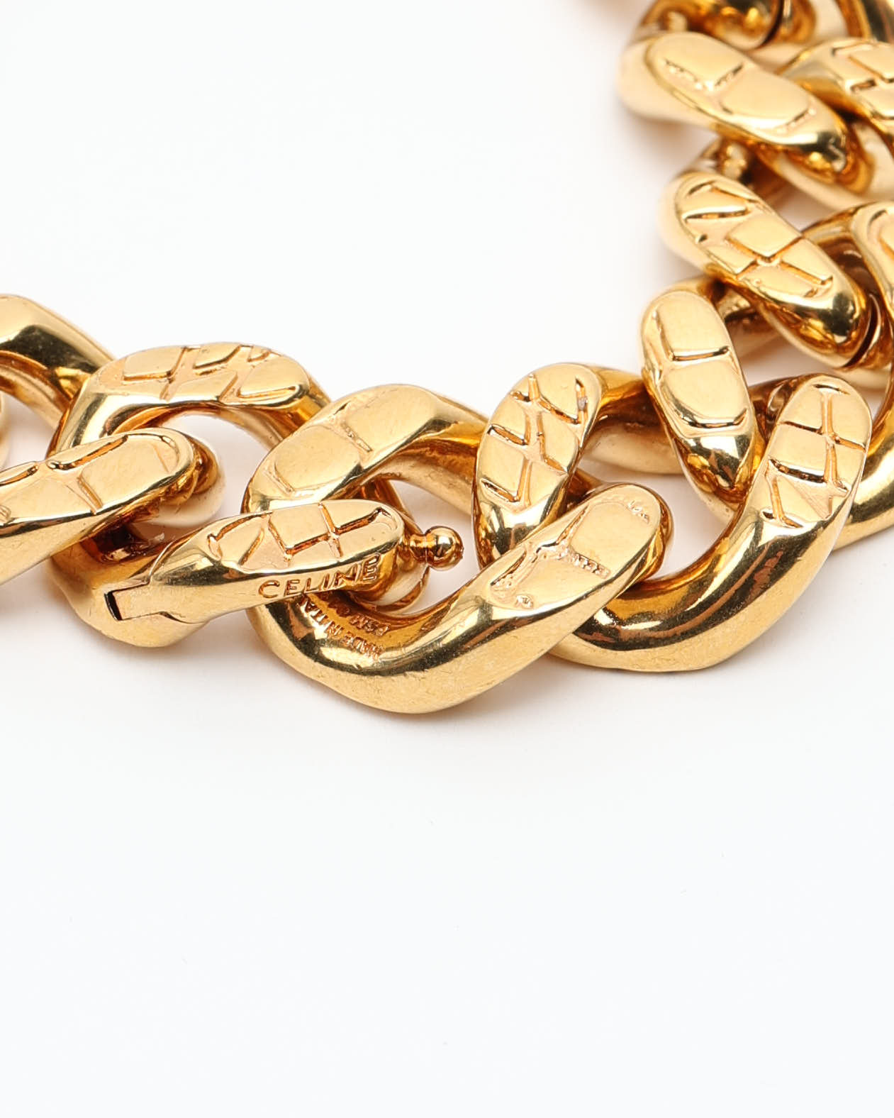Celine Céline Gold-toned Bracelet