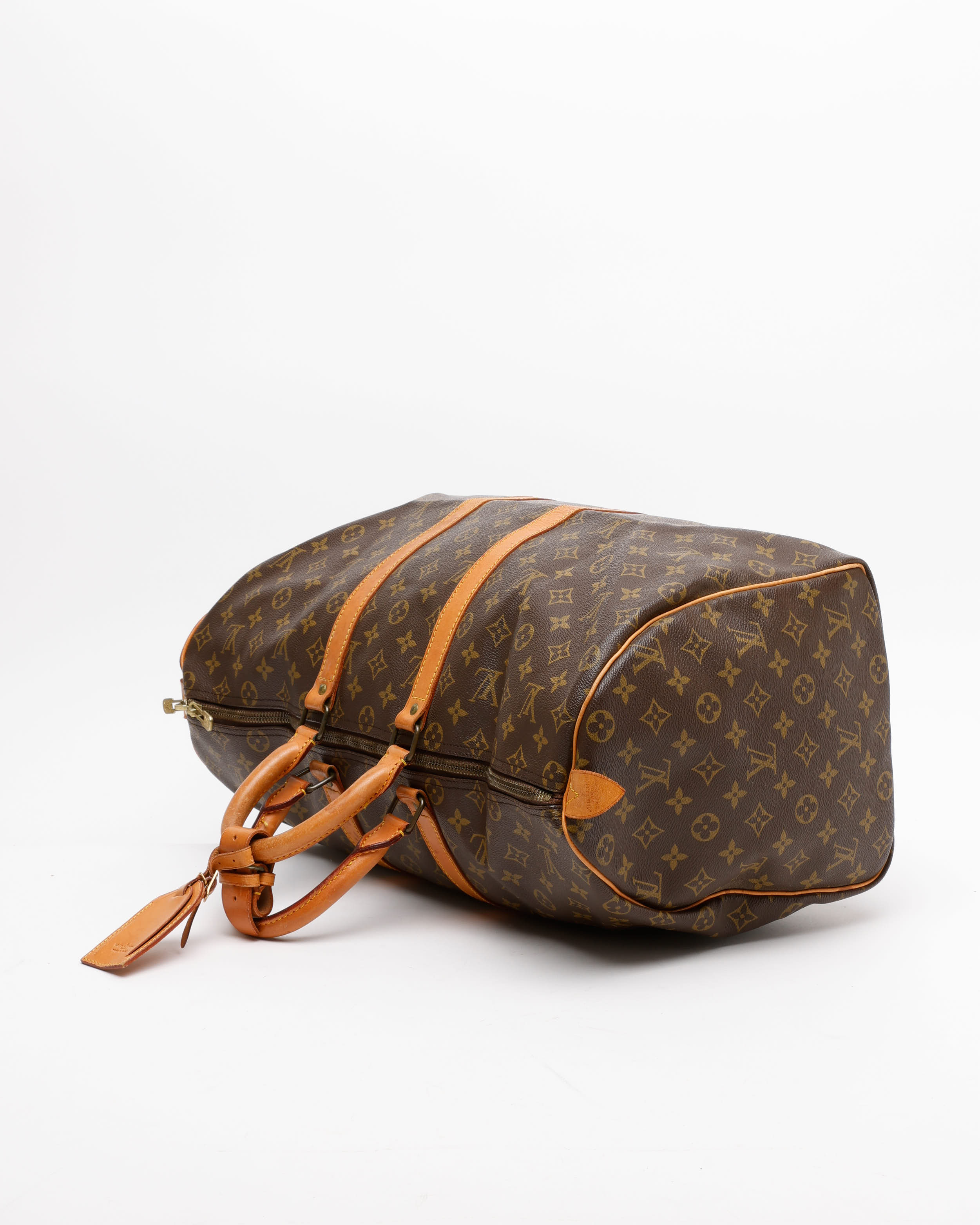 Pre-owned Louis Vuitton Monogram Keepall 50 Weekend Bag