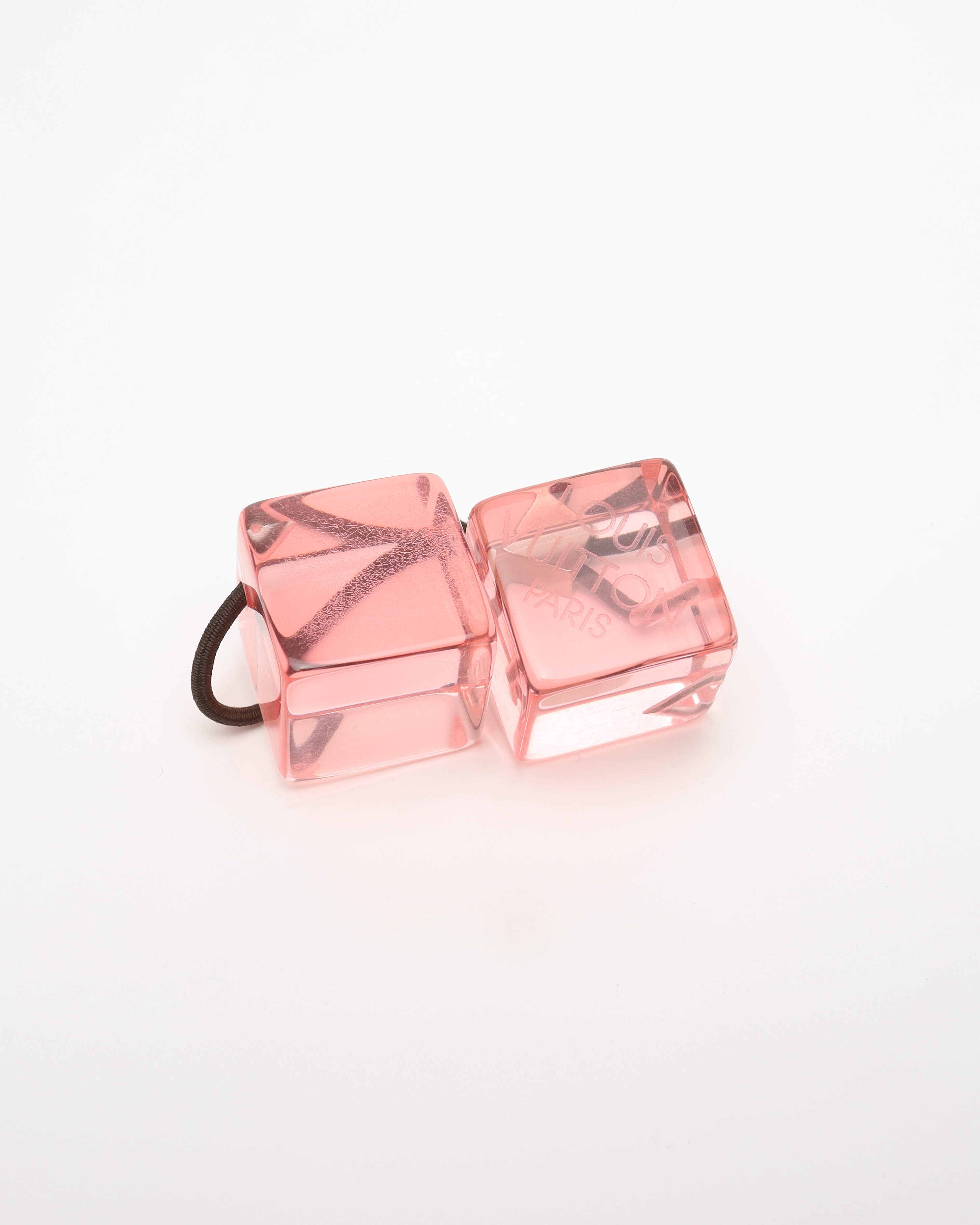 Pre-owned Louis Vuitton Set Of 2 Pieces Hair Cube In Multi