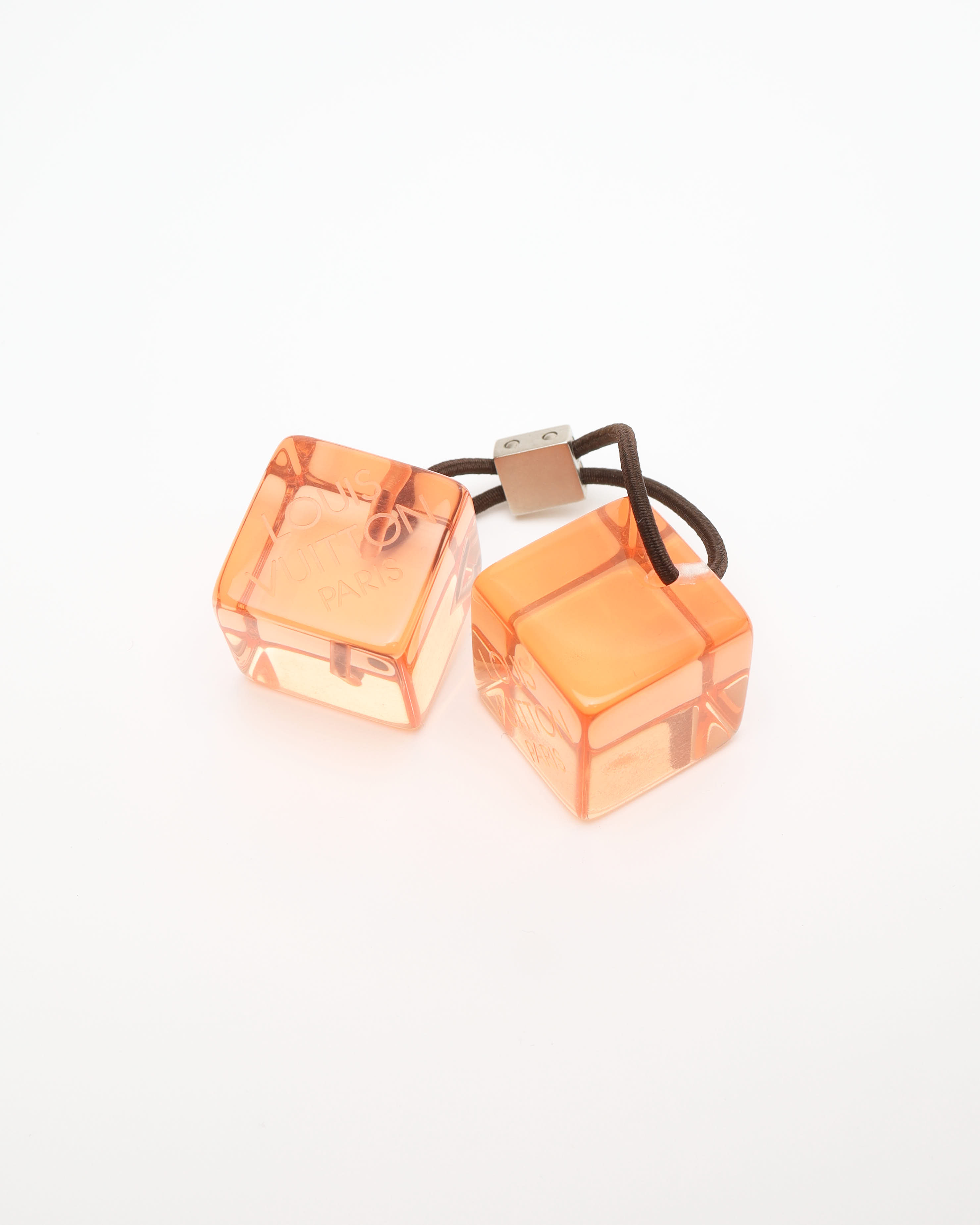 Pre-owned Louis Vuitton Set Of 2 Pieces Hair Cube In Multi