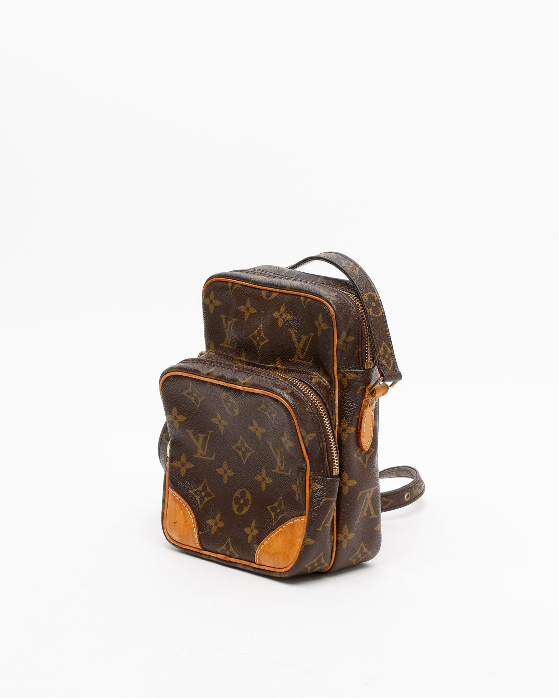 Pre-owned Louis Vuitton Monogram Amazon Bag In Brown