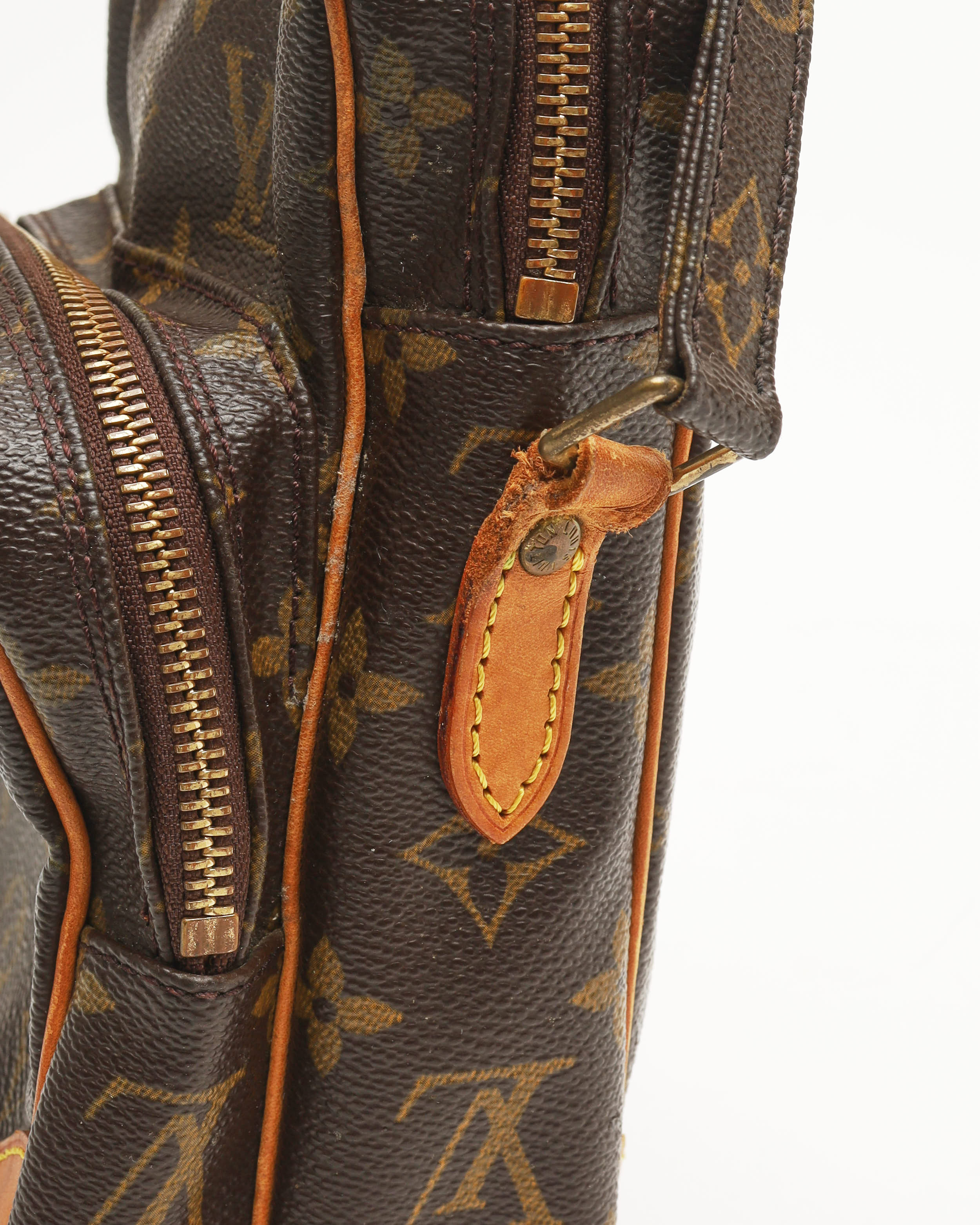 Pre-owned Louis Vuitton Monogram Amazon Bag In Brown