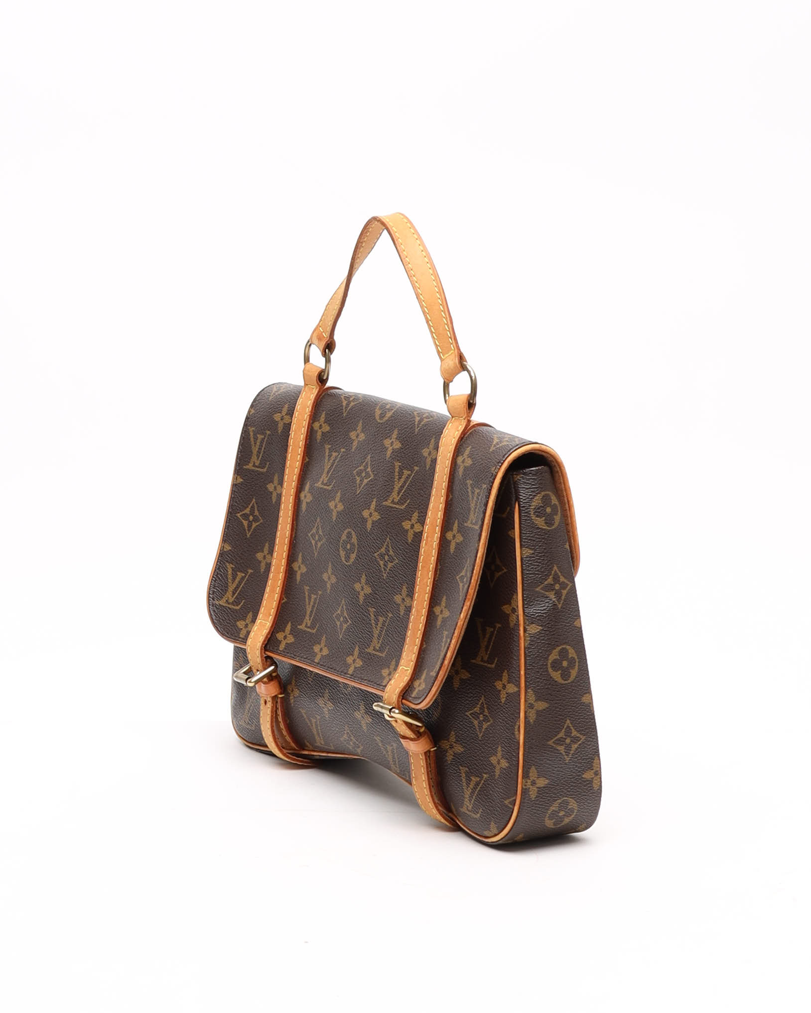 Pre-owned Louis Vuitton Monogram Marelle Backpack In Brown
