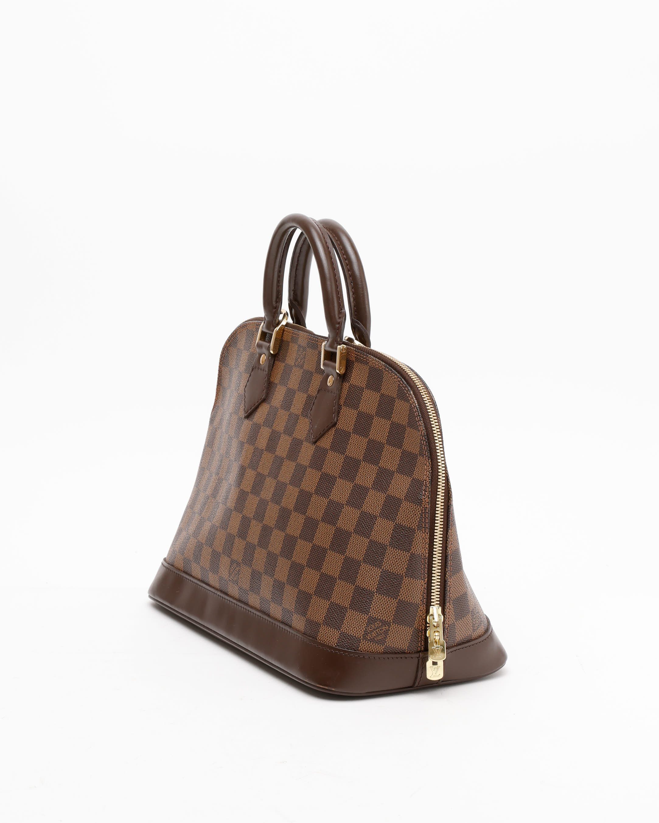 Pre-owned Louis Vuitton Damier Alma Pm Bag In Brown
