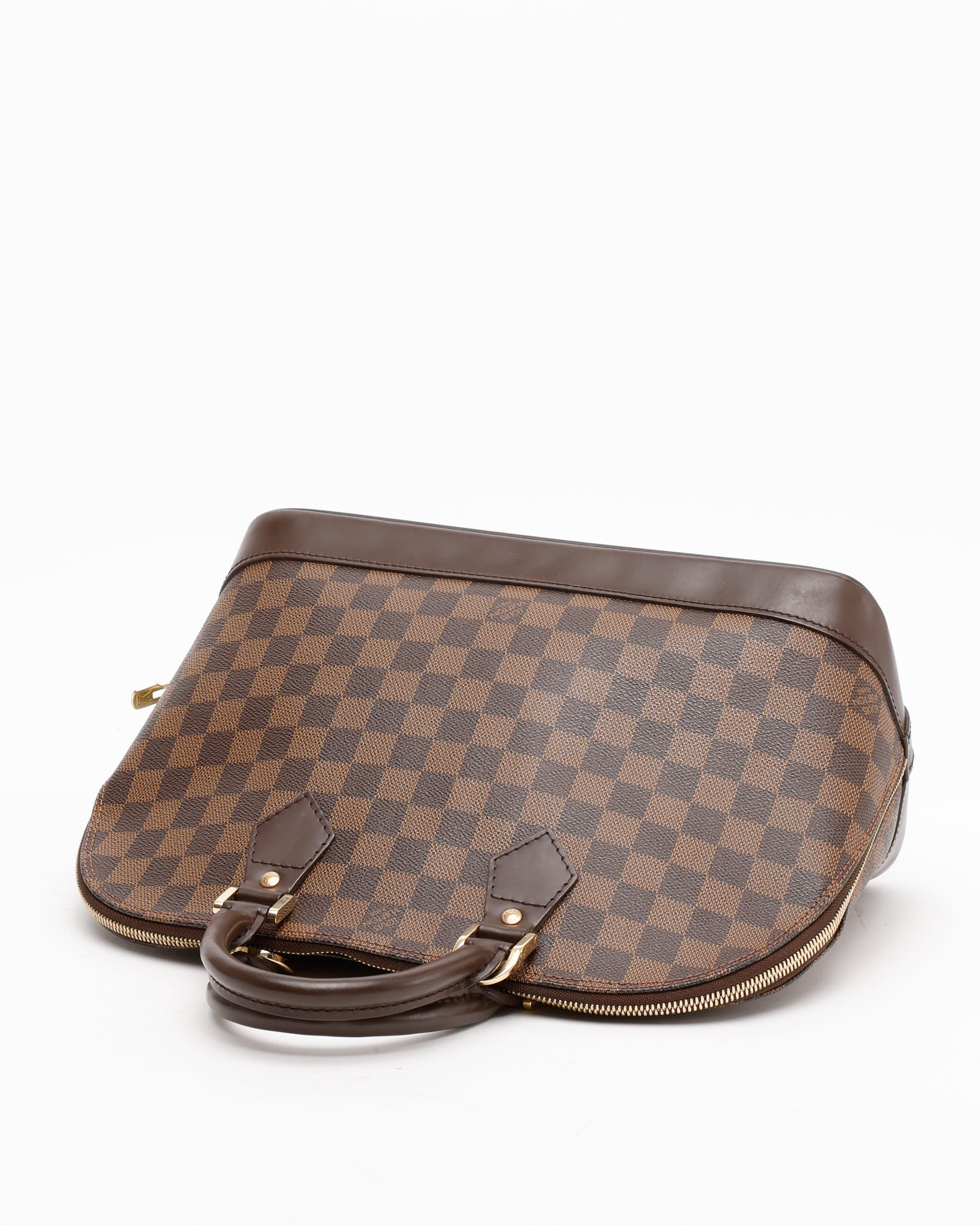 Pre-owned Louis Vuitton Damier Alma Pm Bag In Brown