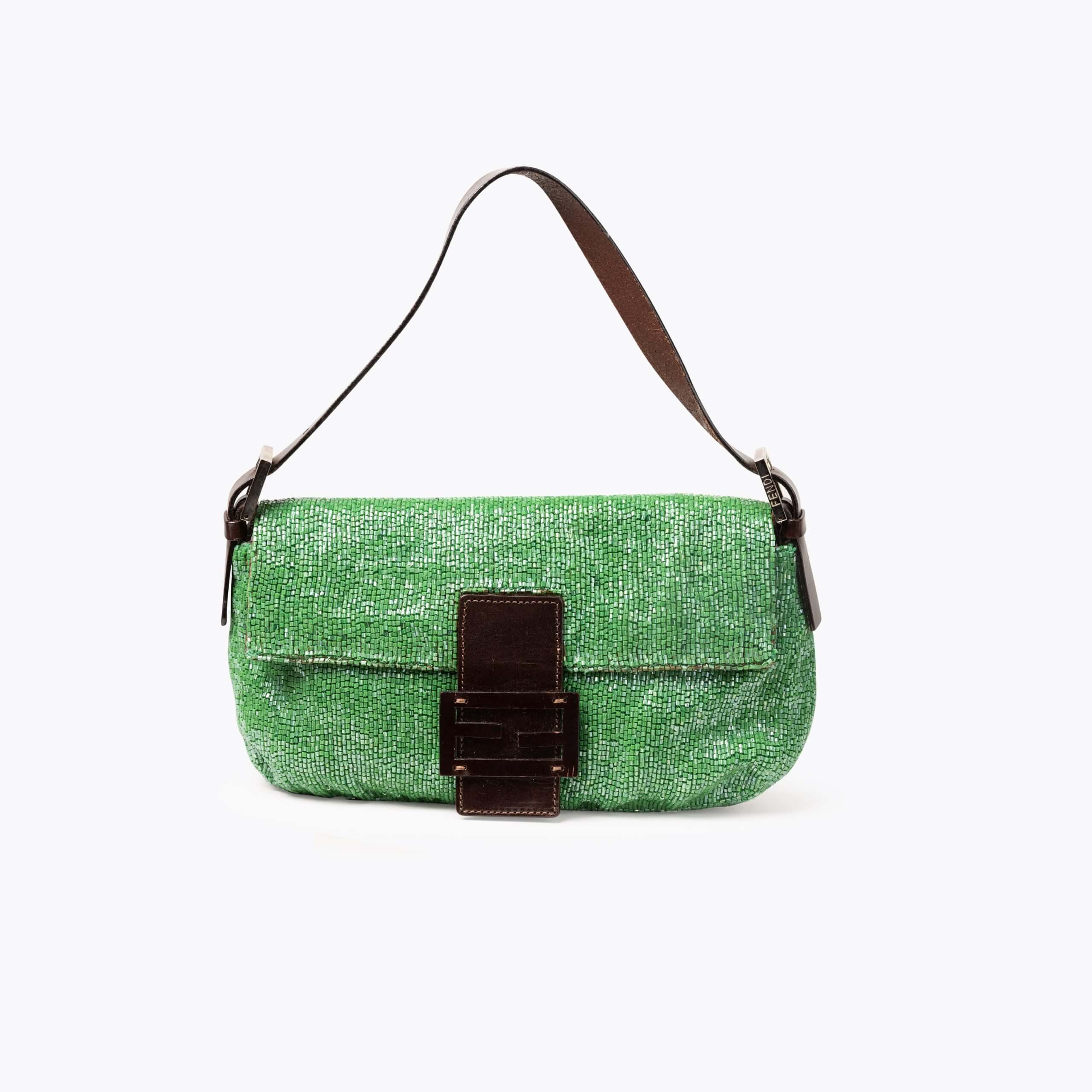 FENDI Beaded Baguette Bag