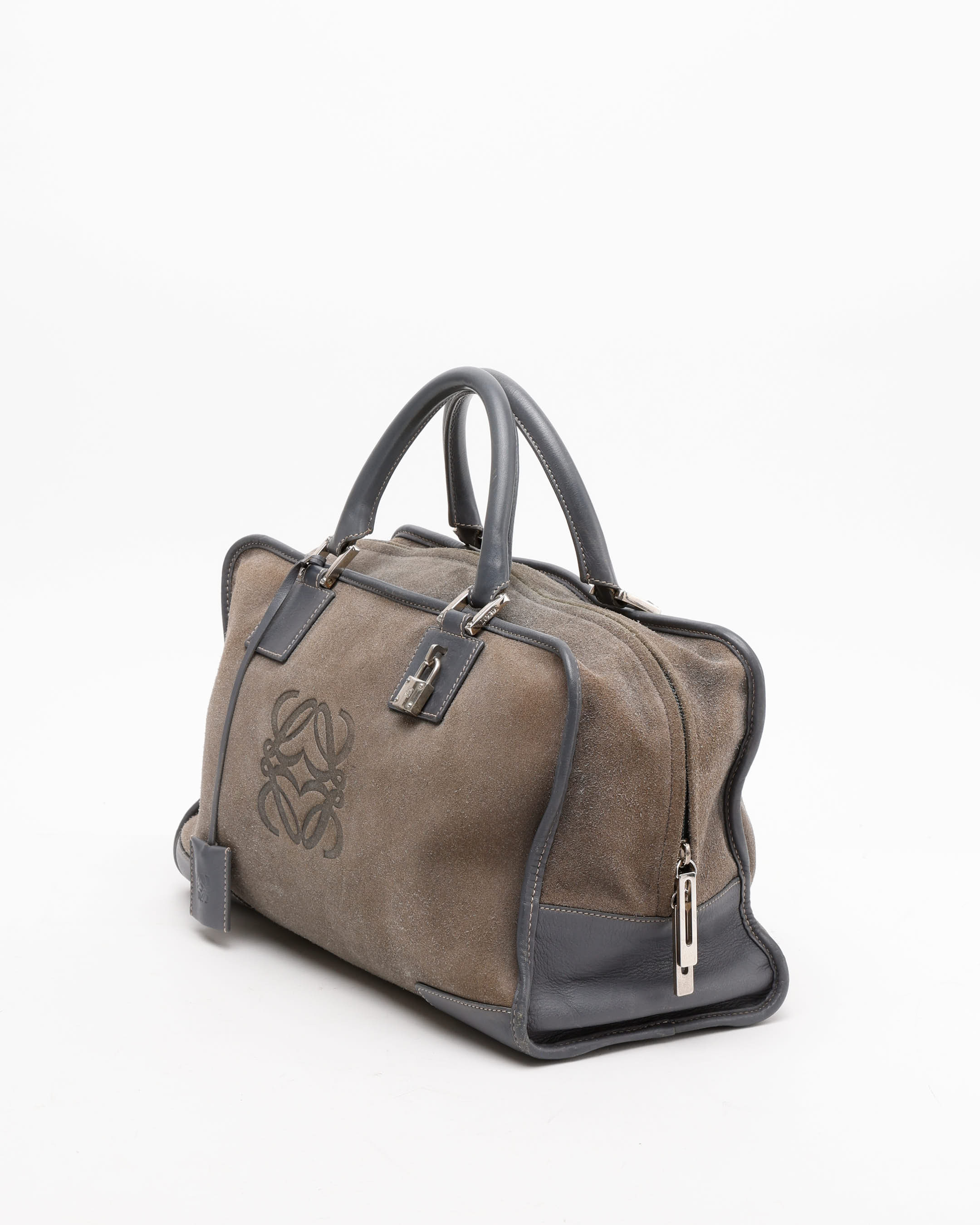 Loewe Amazona Suede Handbag