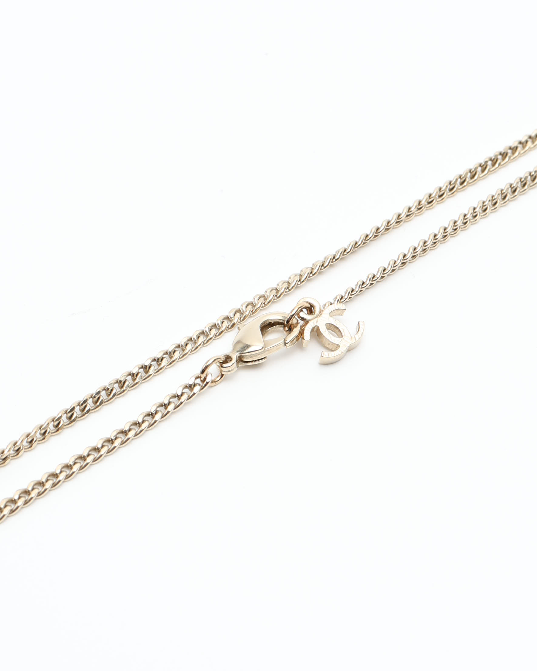 Pre-owned Chanel Coco Mark Necklace