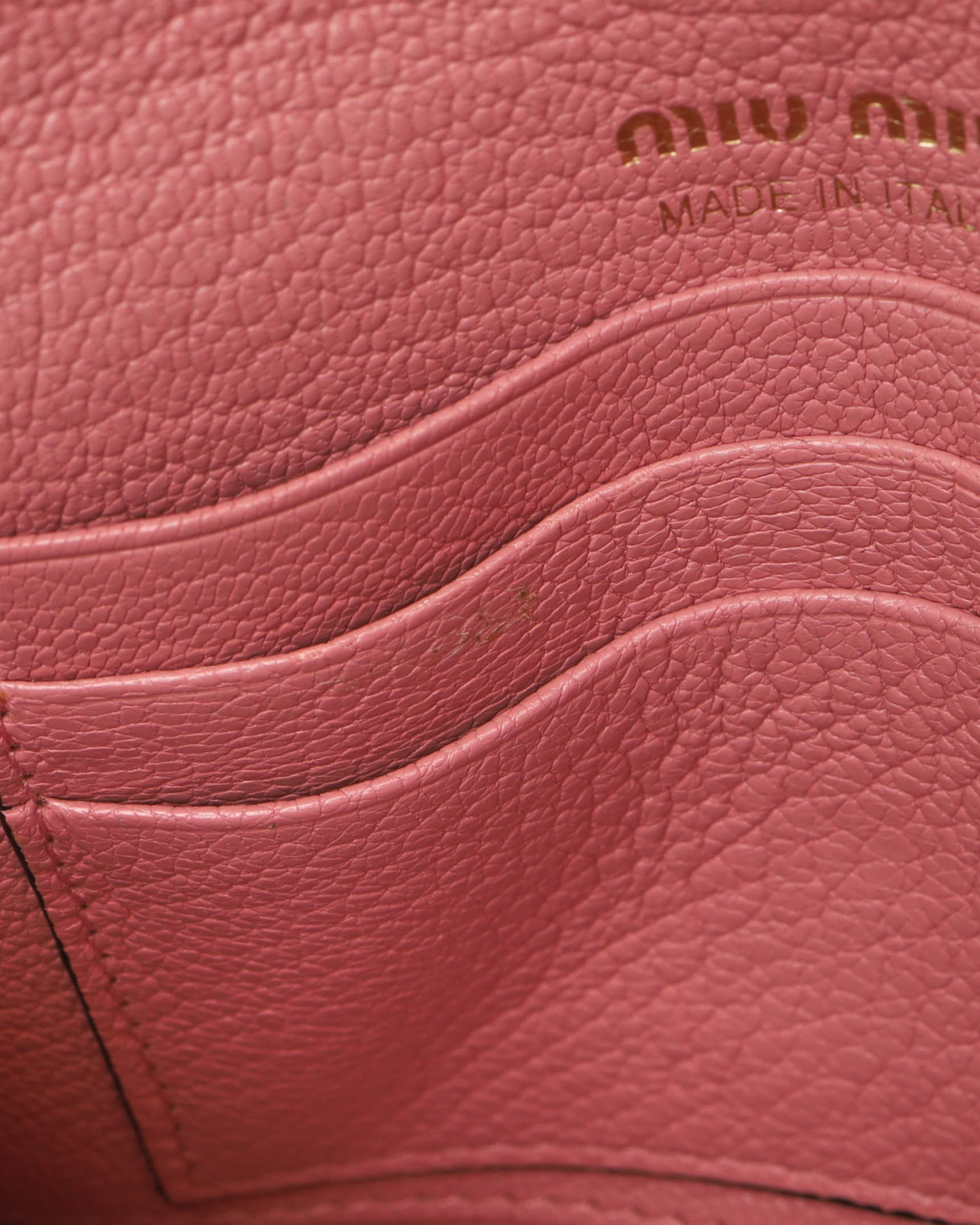 Miu Miu Leather Pouch