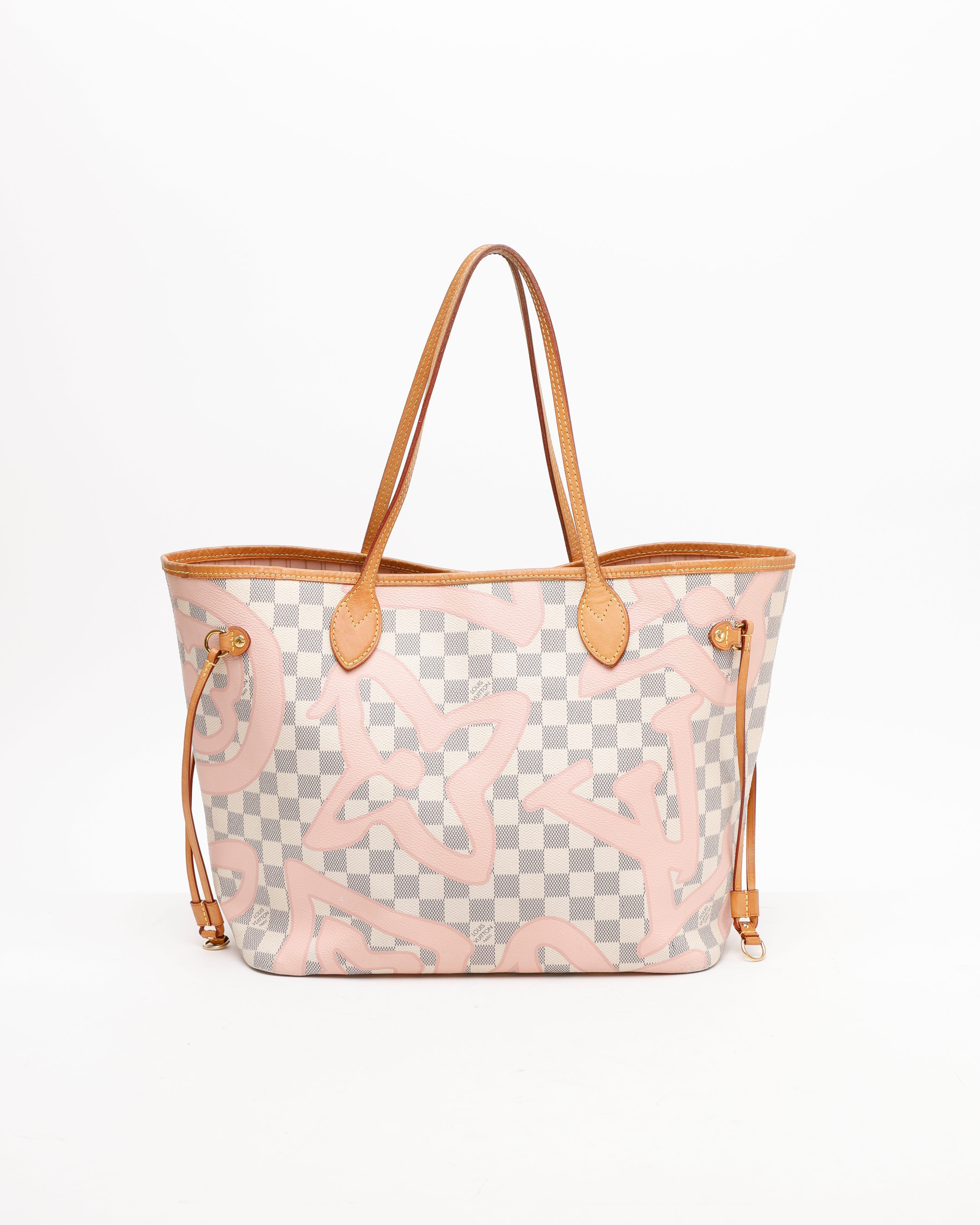Louis Vuitton Damier Azur Tahitienne Neverfull MM Tote Bag