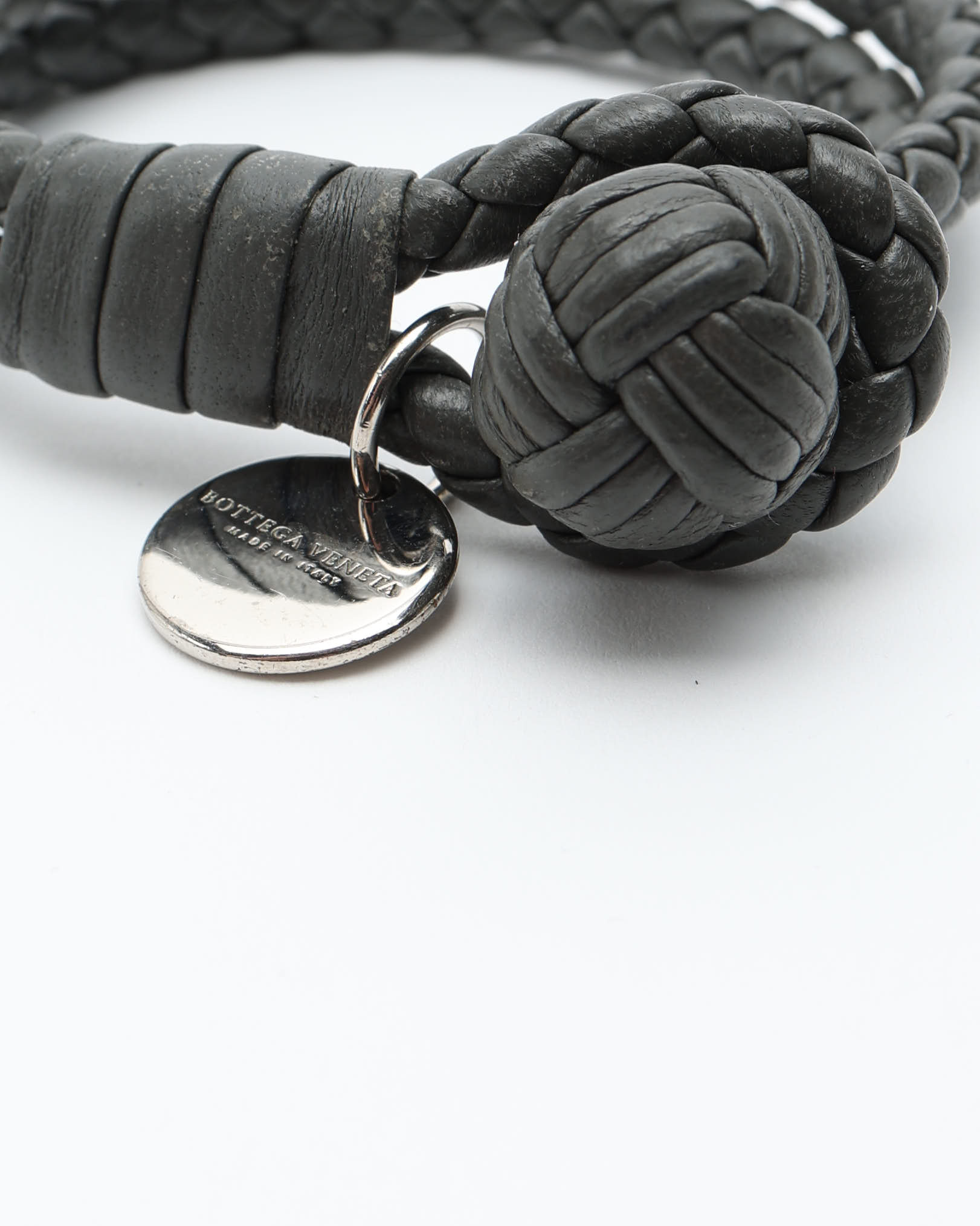 BOTTEGA VENETA BOTTEGA VENETA INTRECCIATO LEATHER BRACELET 