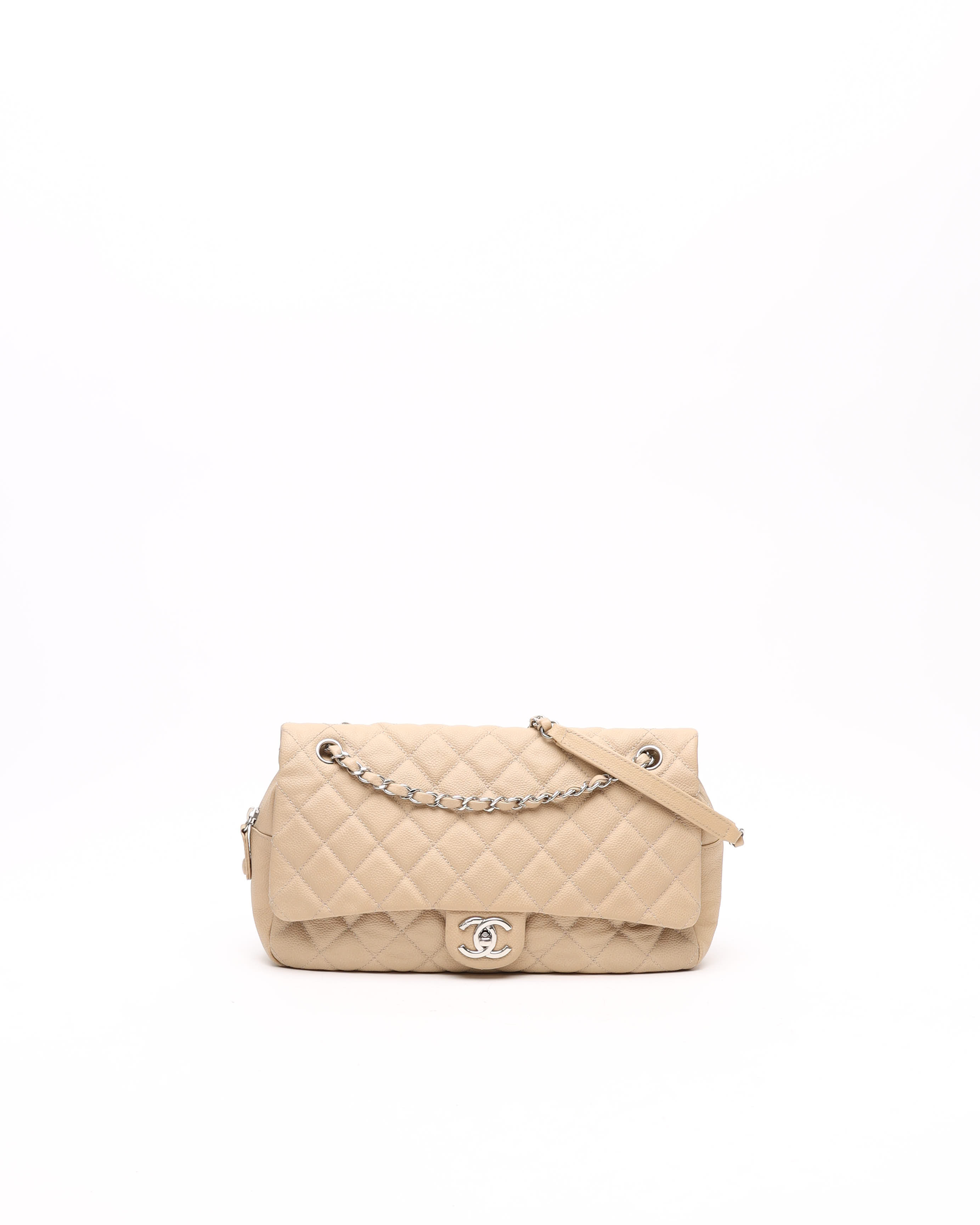 Chanel Classic Jumbo Caviar Single Flap Bag