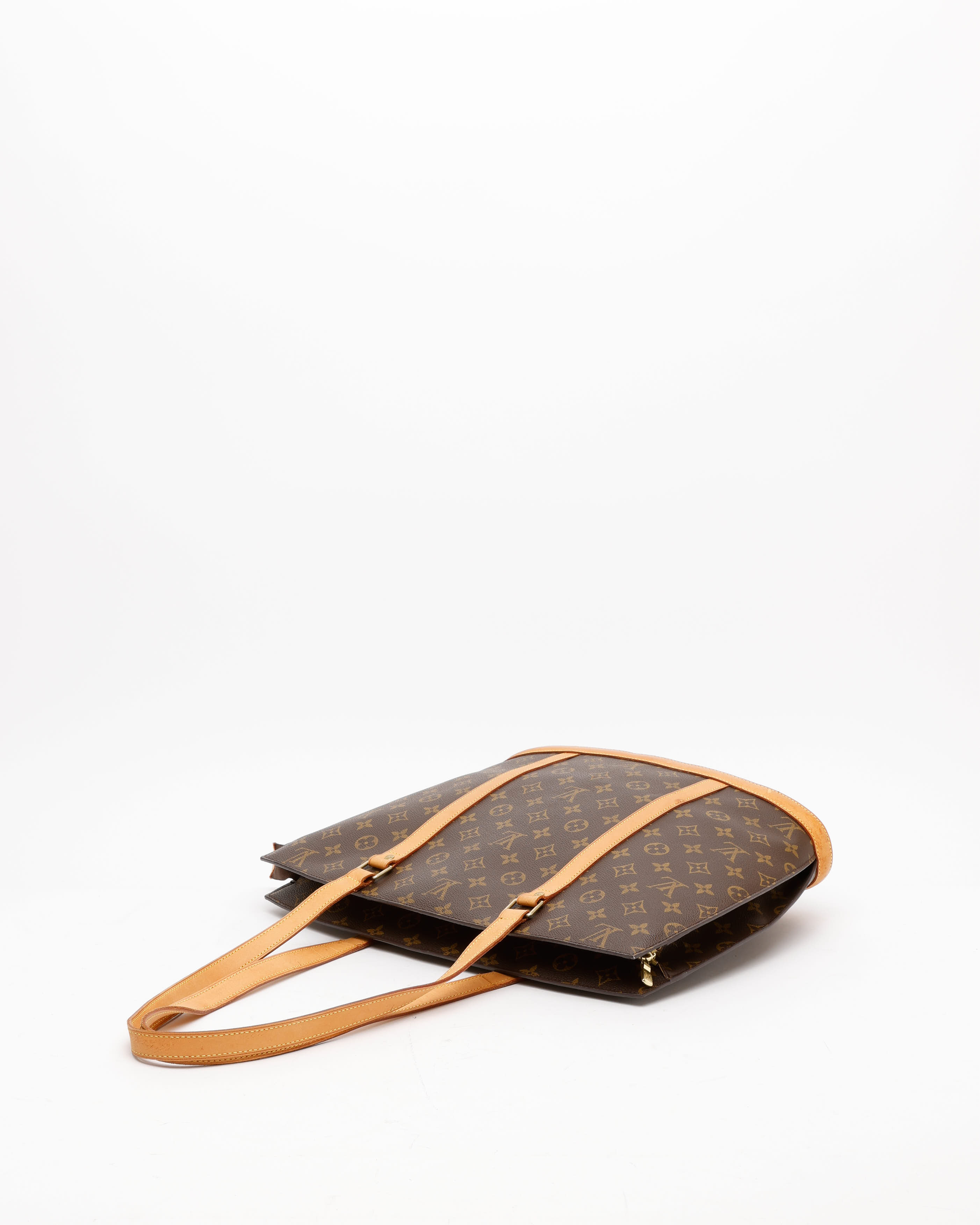 Pre-owned Louis Vuitton Monogram Babylone Tote Bag In Brown