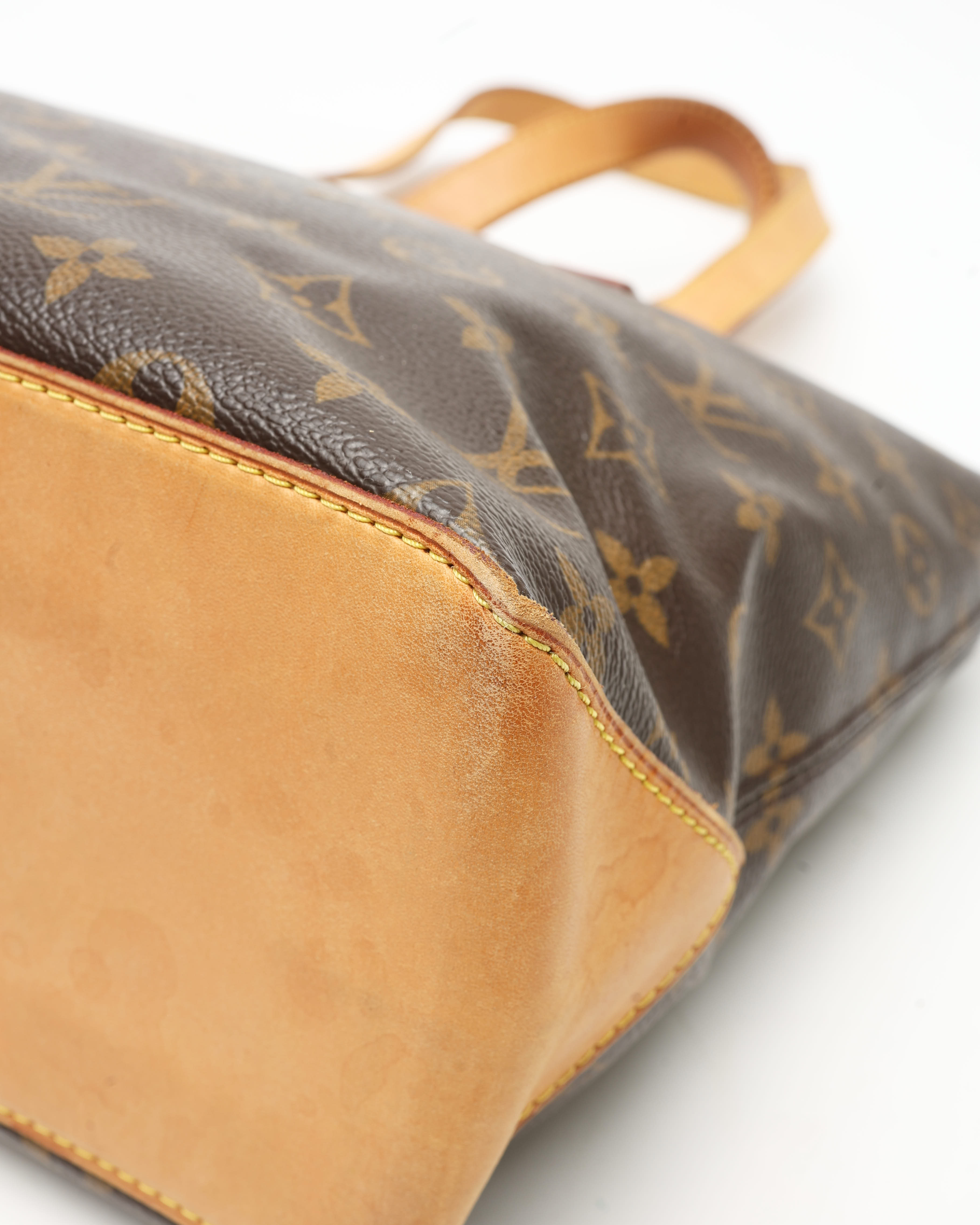 Pre-owned Louis Vuitton Monogram Cabas Piano Bag In Brown