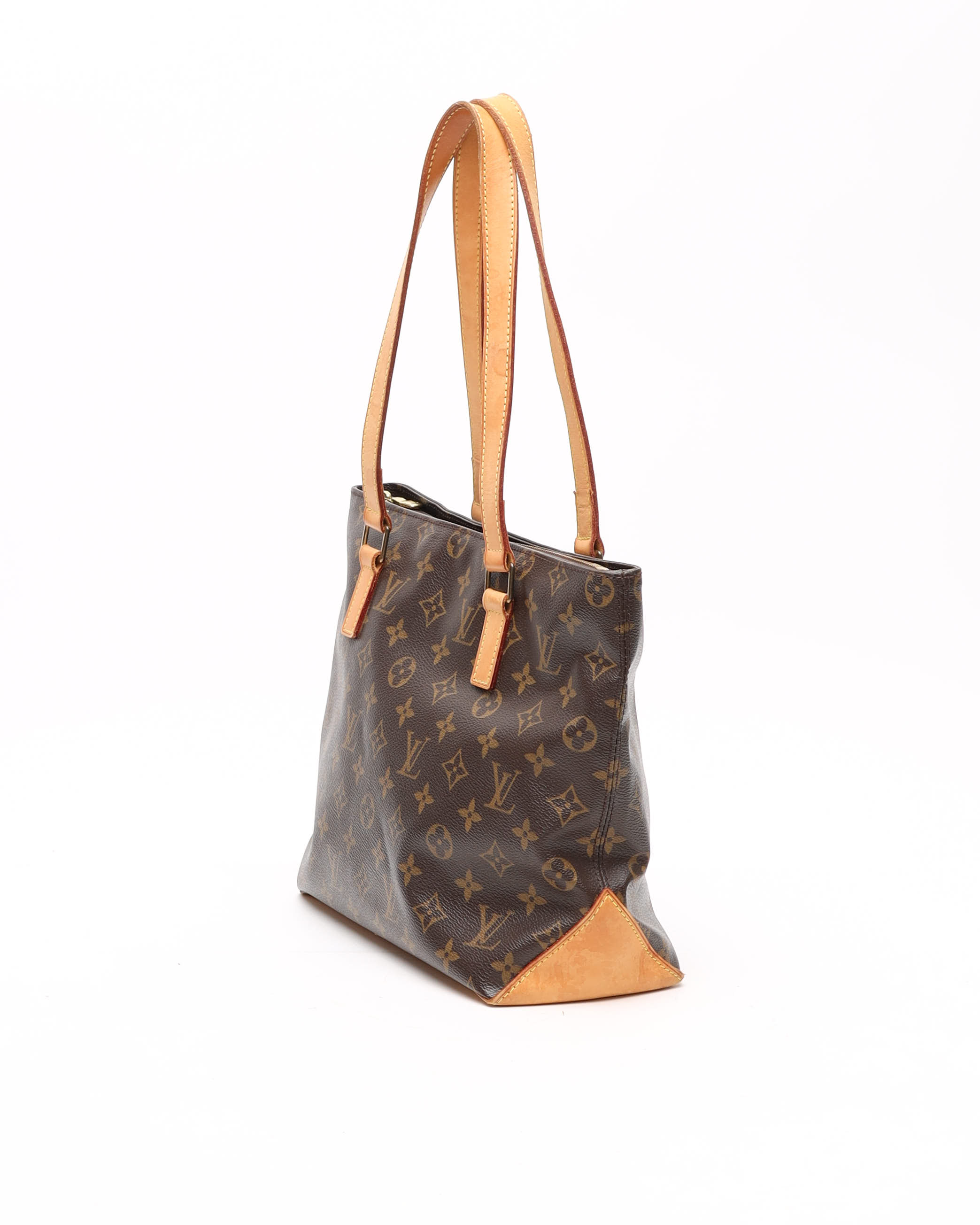 Pre-owned Louis Vuitton Monogram Cabas Piano Bag In Brown