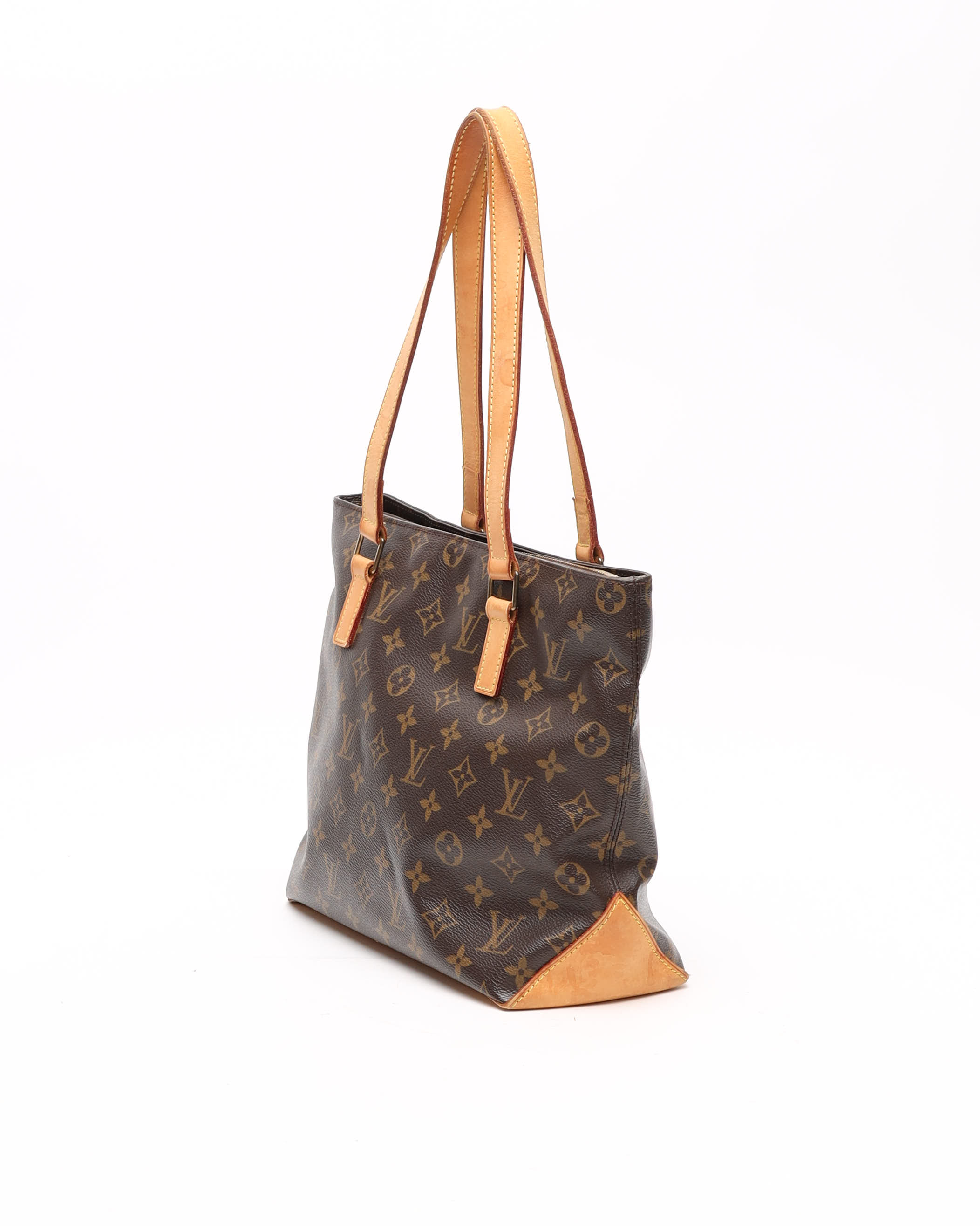 Pre-owned Louis Vuitton Monogram Cabas Piano Bag In Brown