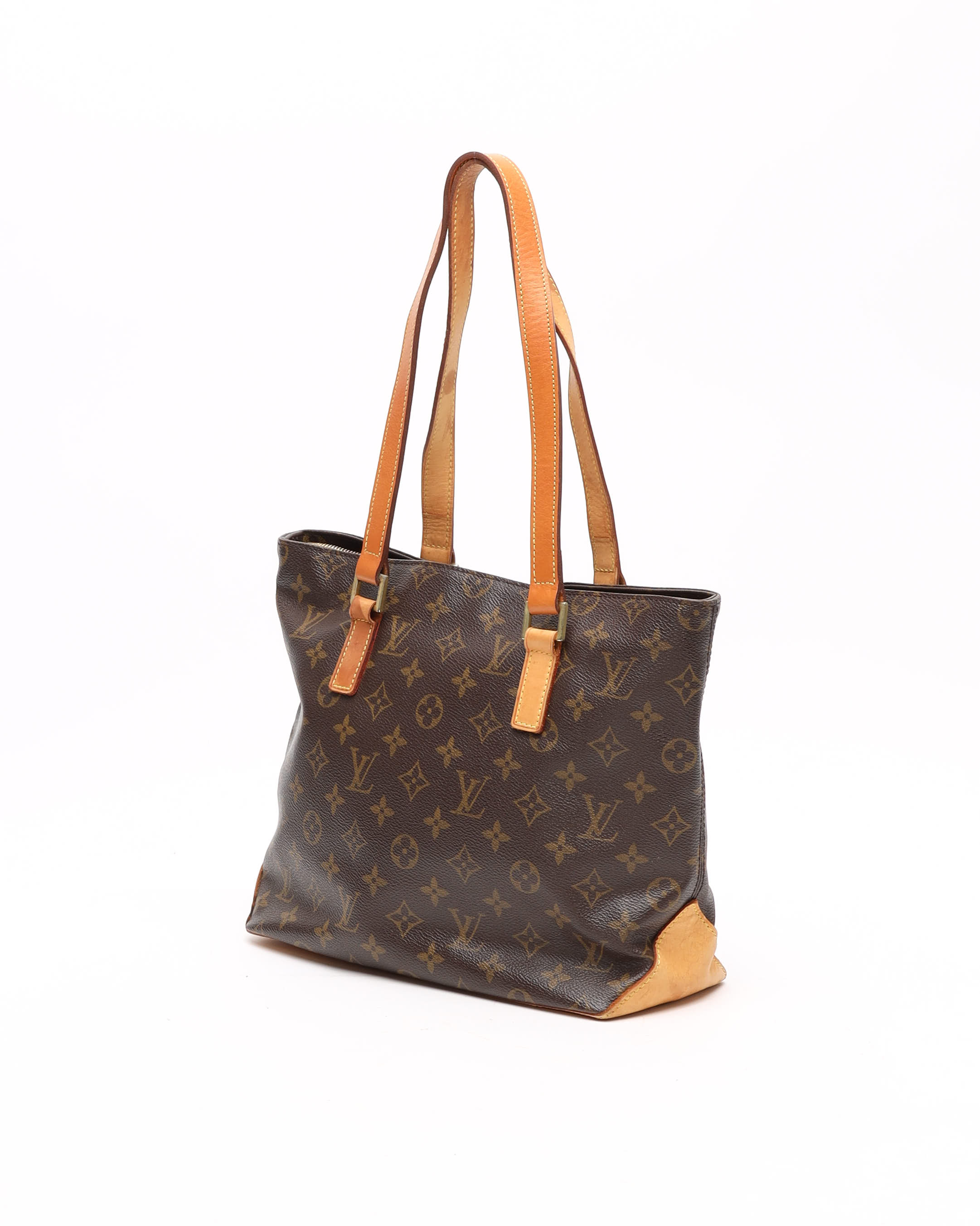 Pre-owned Louis Vuitton Monogram Cabas Piano Bag In Brown