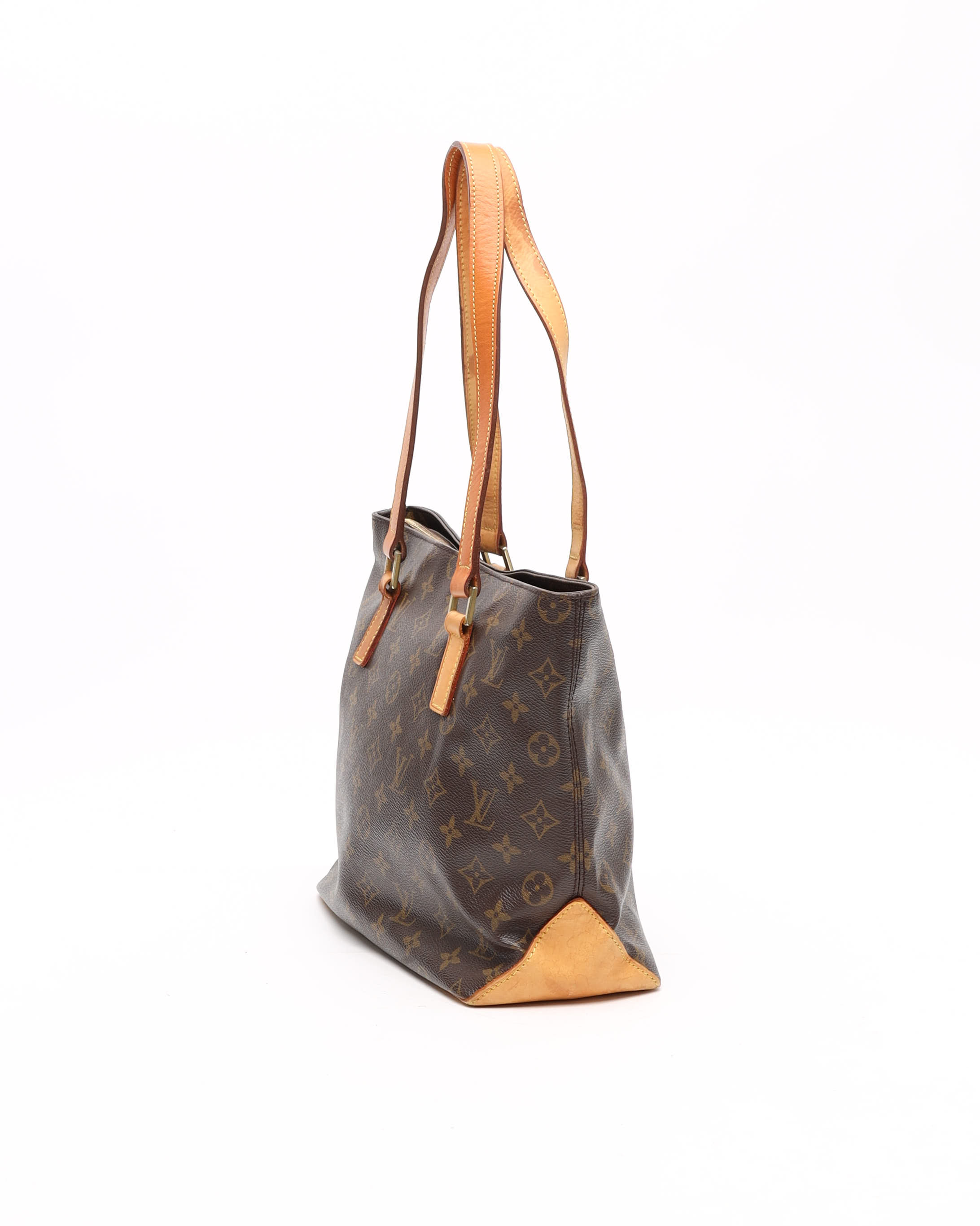 Pre-owned Louis Vuitton Monogram Cabas Piano Bag In Brown