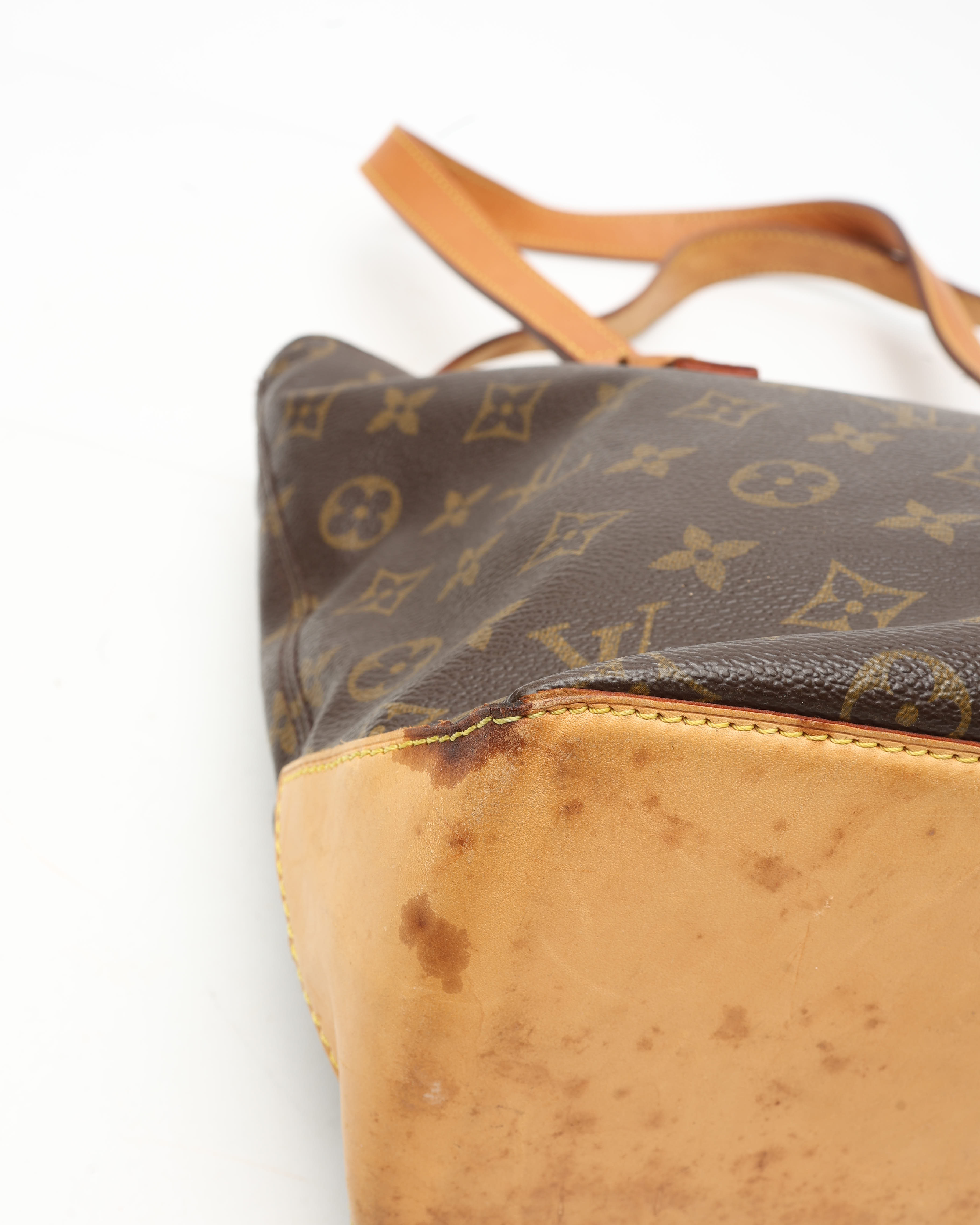 Pre-owned Louis Vuitton Monogram Cabas Piano Bag In Brown