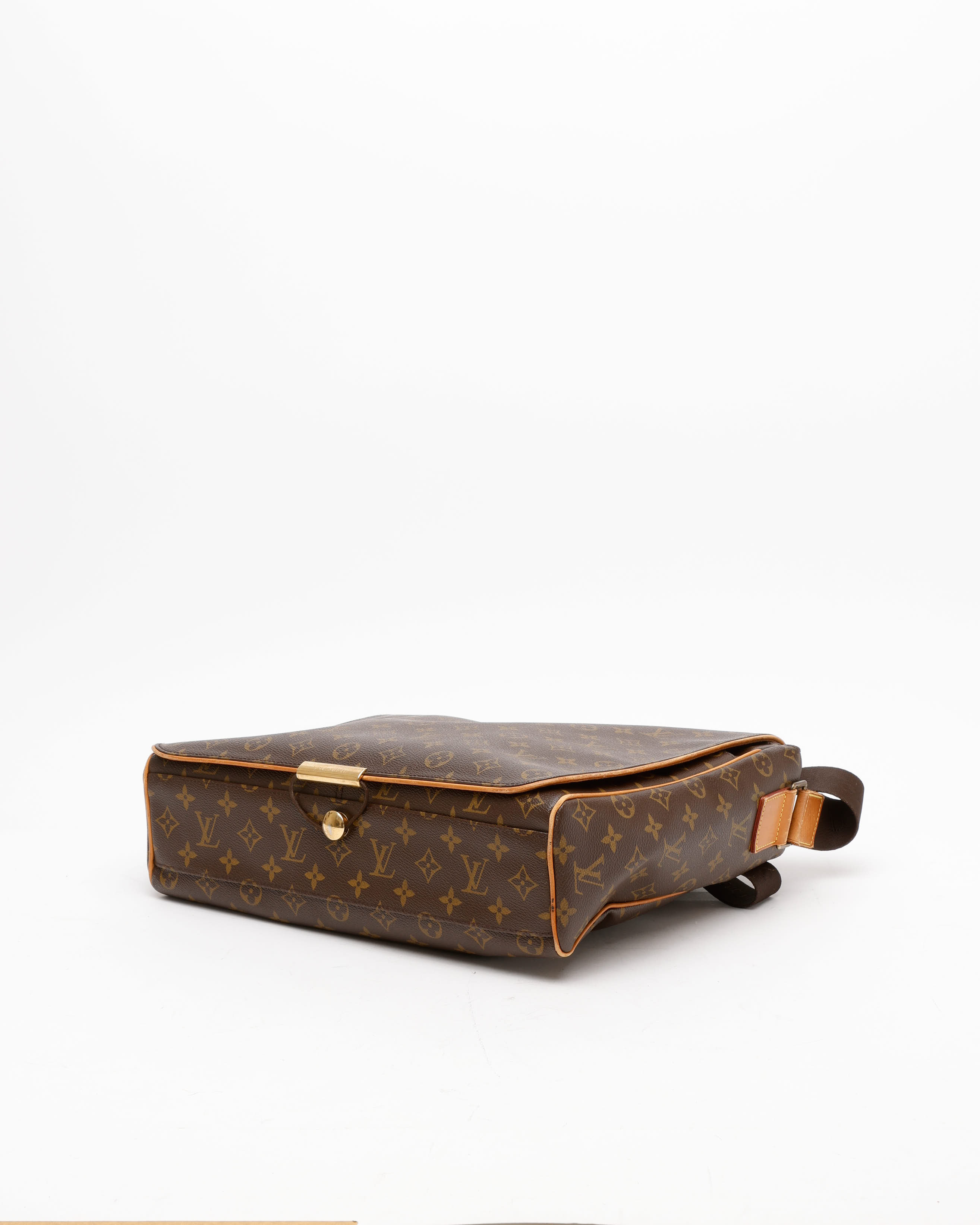 Pre-owned Louis Vuitton Monogram Abbesses Messenger Bag In Brown