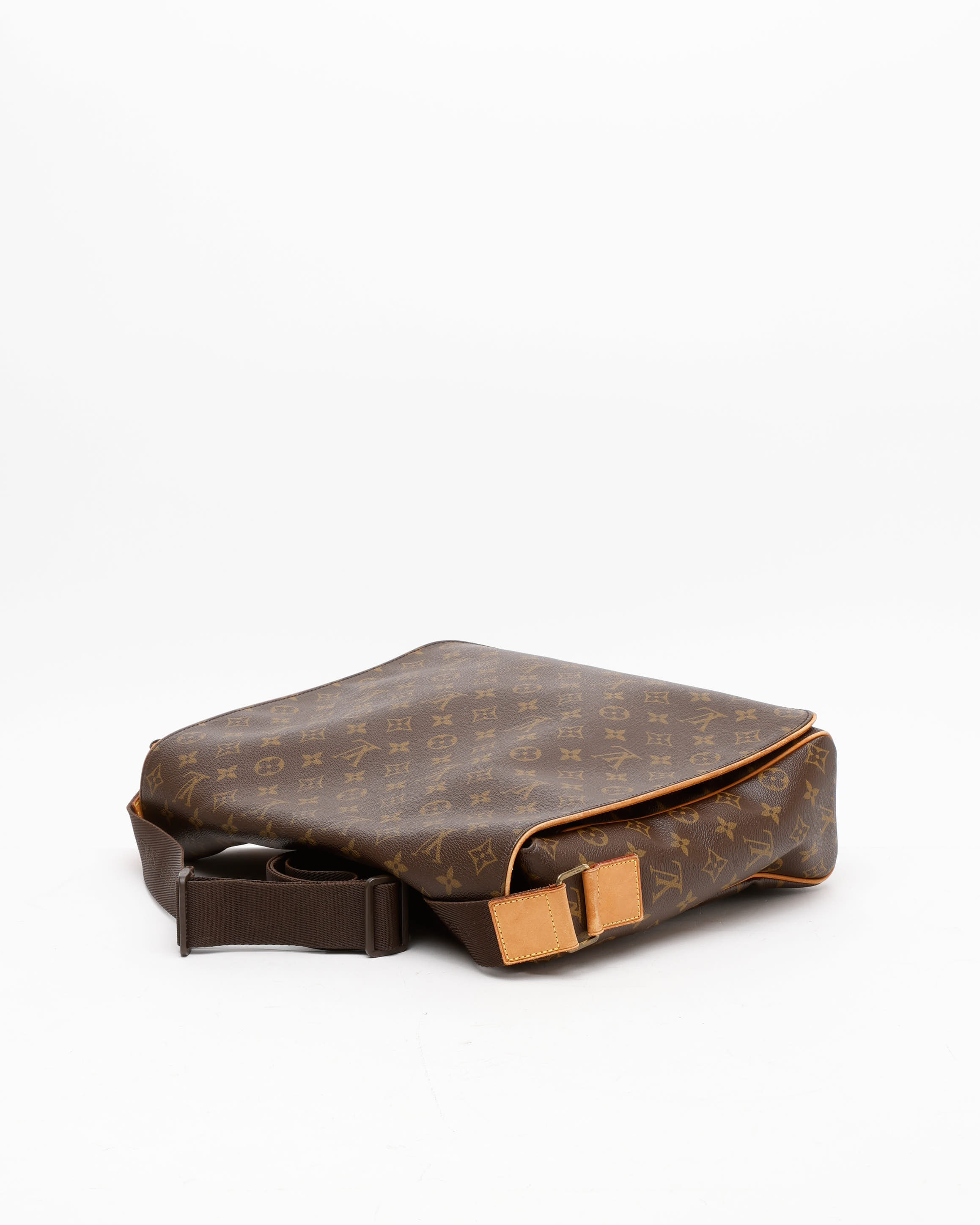 Pre-owned Louis Vuitton Monogram Abbesses Messenger Bag In Brown