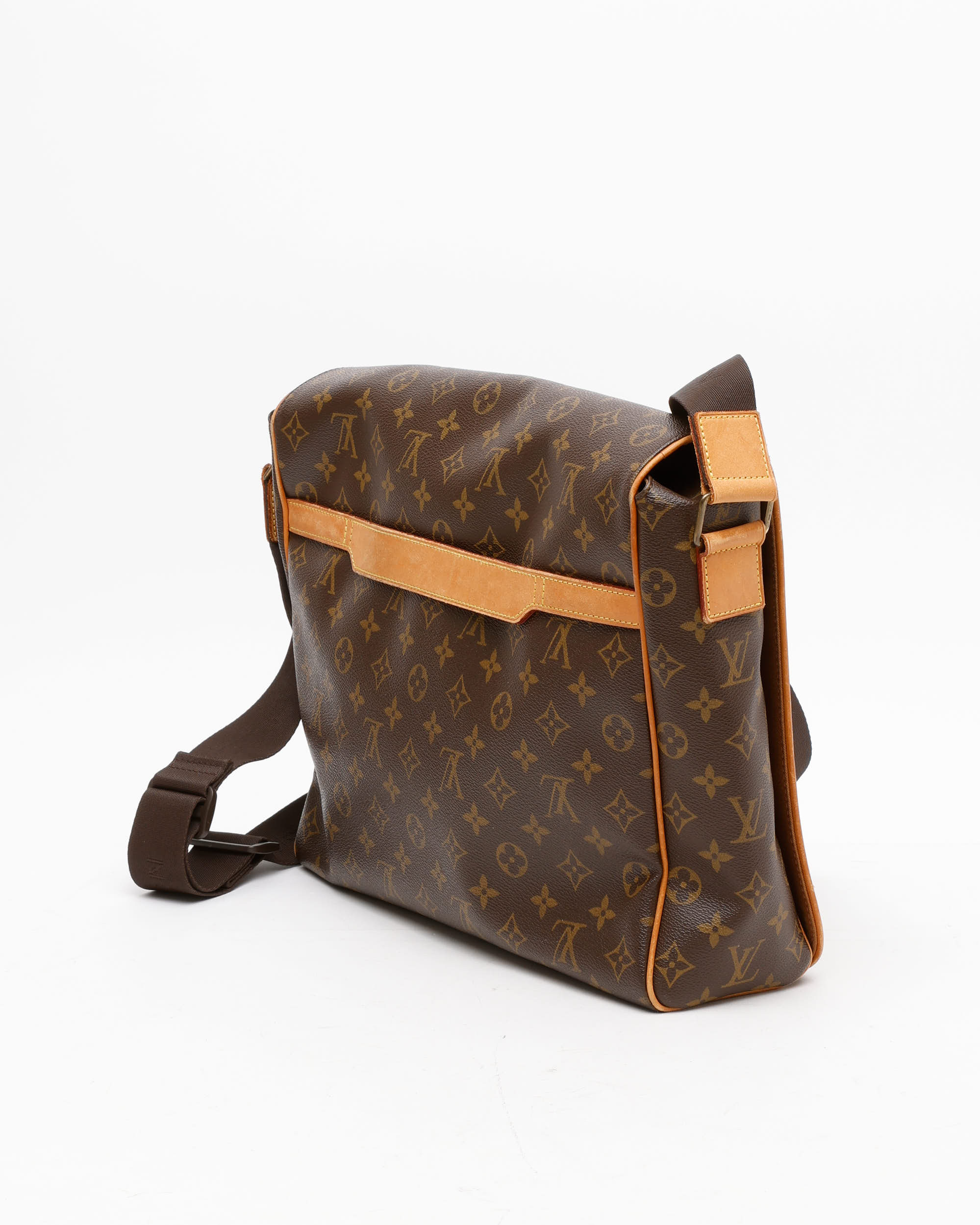 Pre-owned Louis Vuitton Monogram Abbesses Messenger Bag In Brown