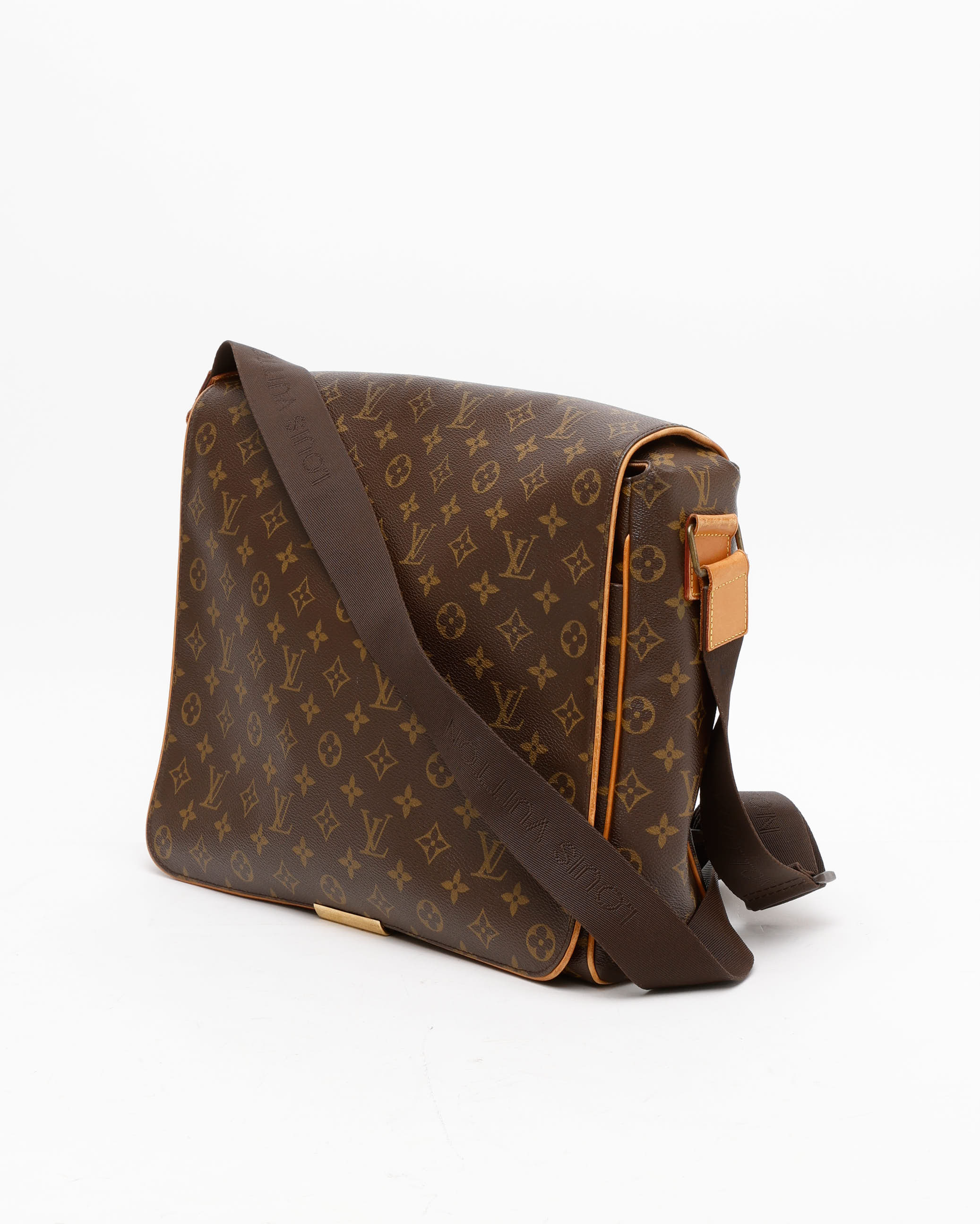 Pre-owned Louis Vuitton Monogram Abbesses Messenger Bag In Brown