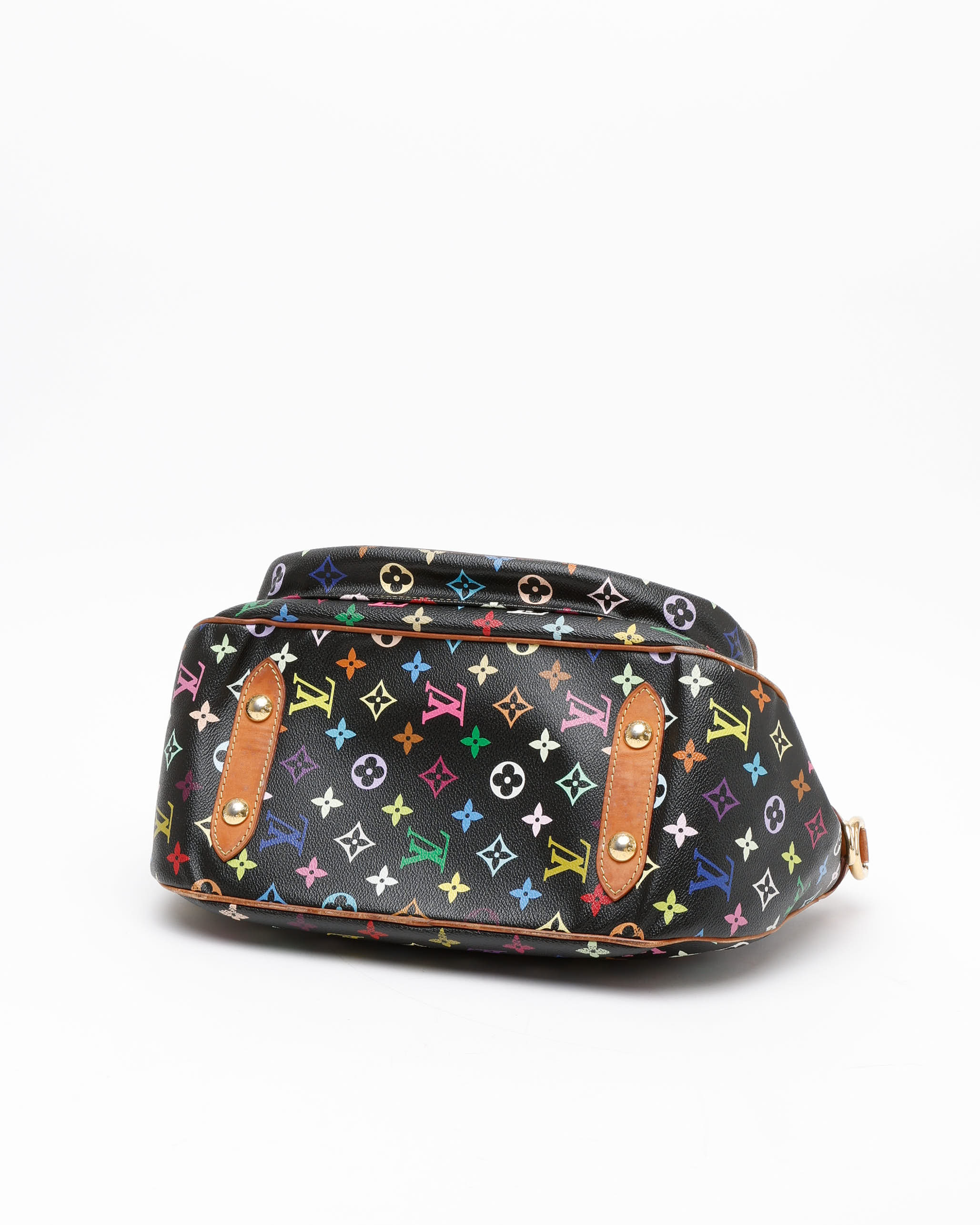 Pre-owned Louis Vuitton Murakami Rita Bag In Black