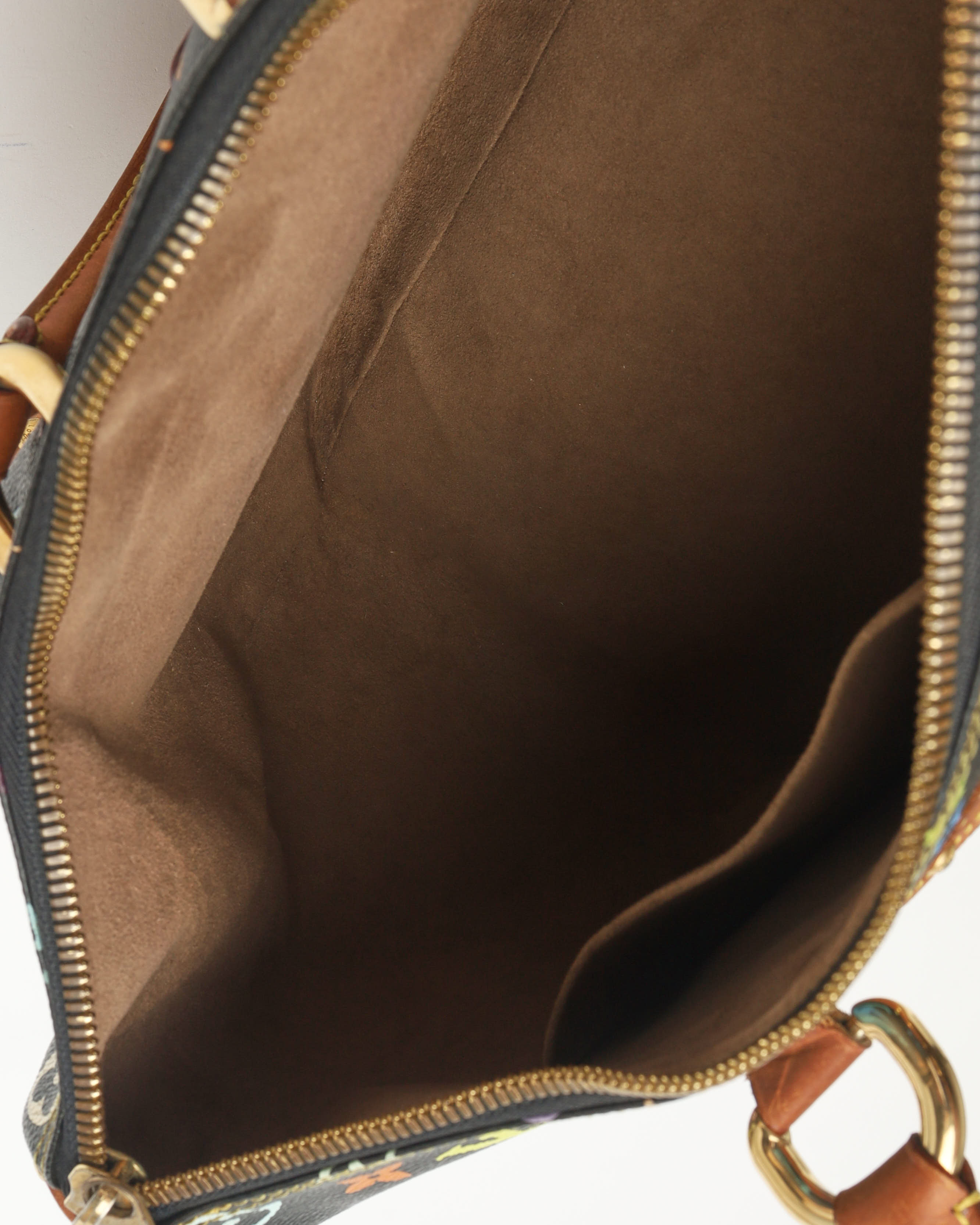 Pre-owned Louis Vuitton Murakami Rita Bag In Black