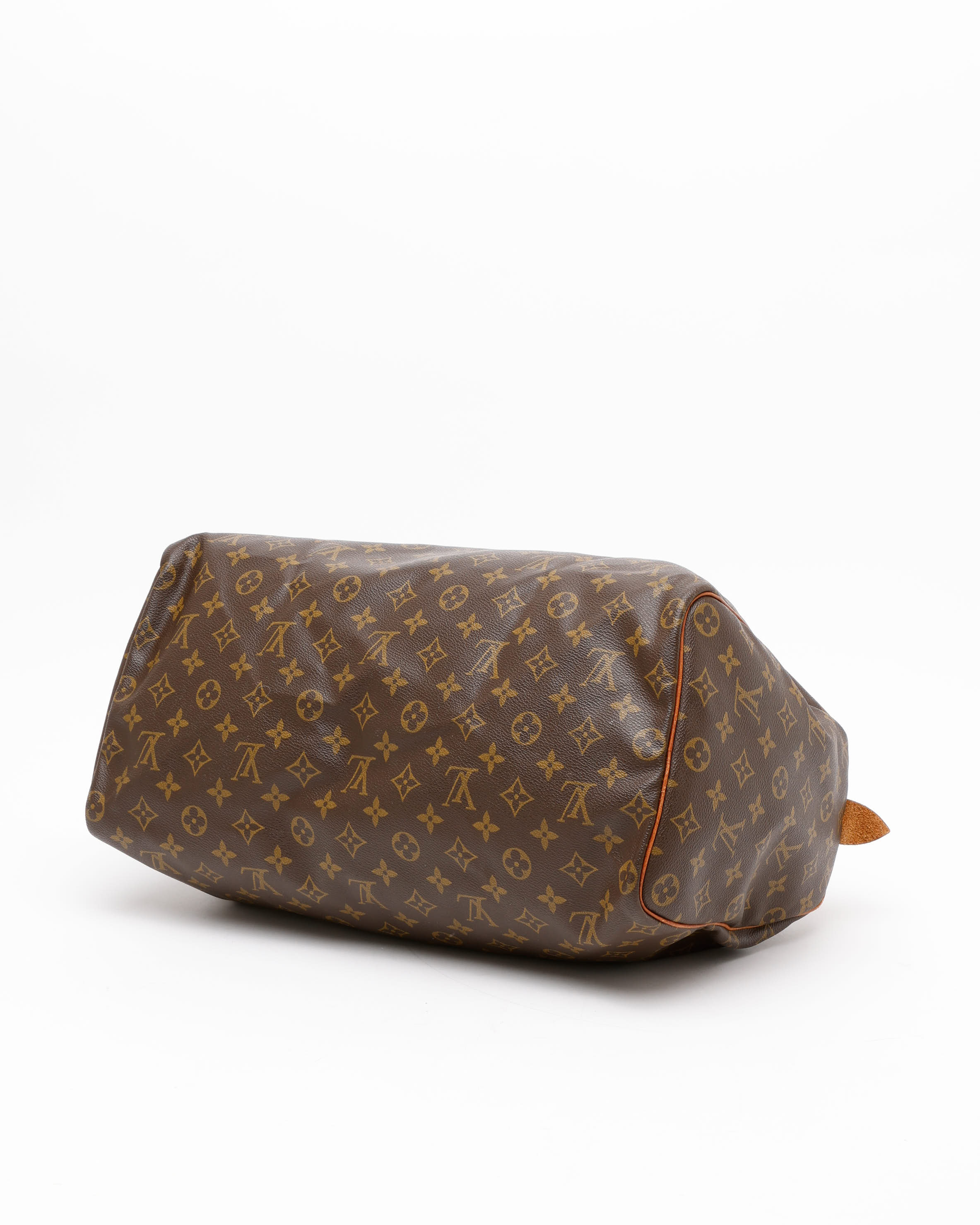 Pre-owned Louis Vuitton Monogram Speedy 40 Bag In Brown