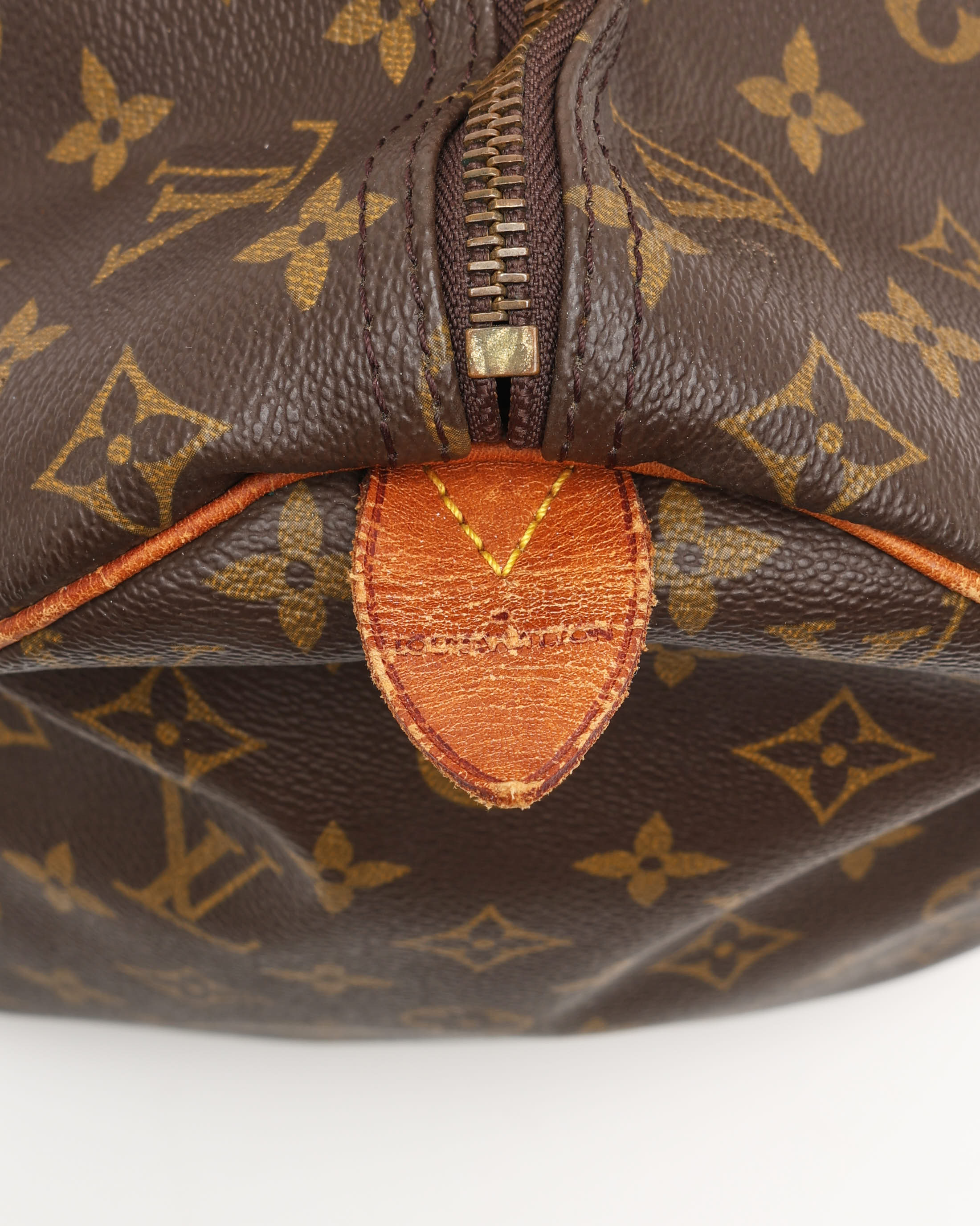 Pre-owned Louis Vuitton Monogram Speedy 40 Bag In Brown