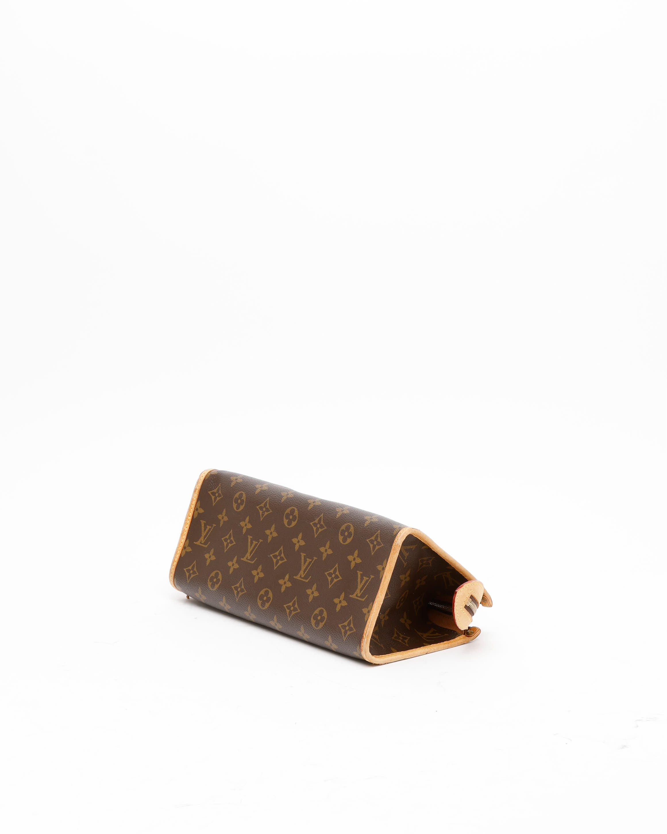 Pre-owned Louis Vuitton Monogram Popincourt Bag In Brown