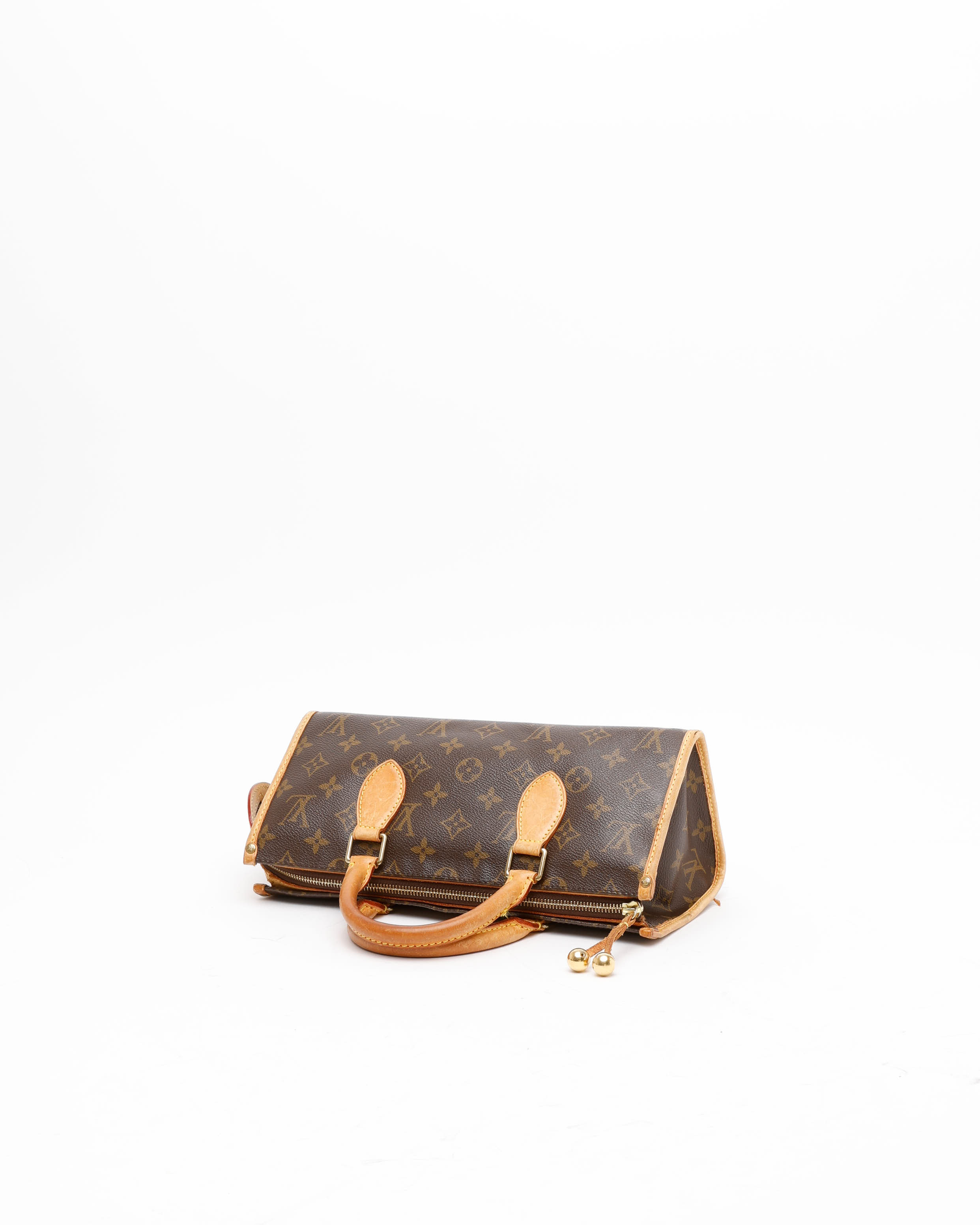 Pre-owned Louis Vuitton Monogram Popincourt Bag In Brown