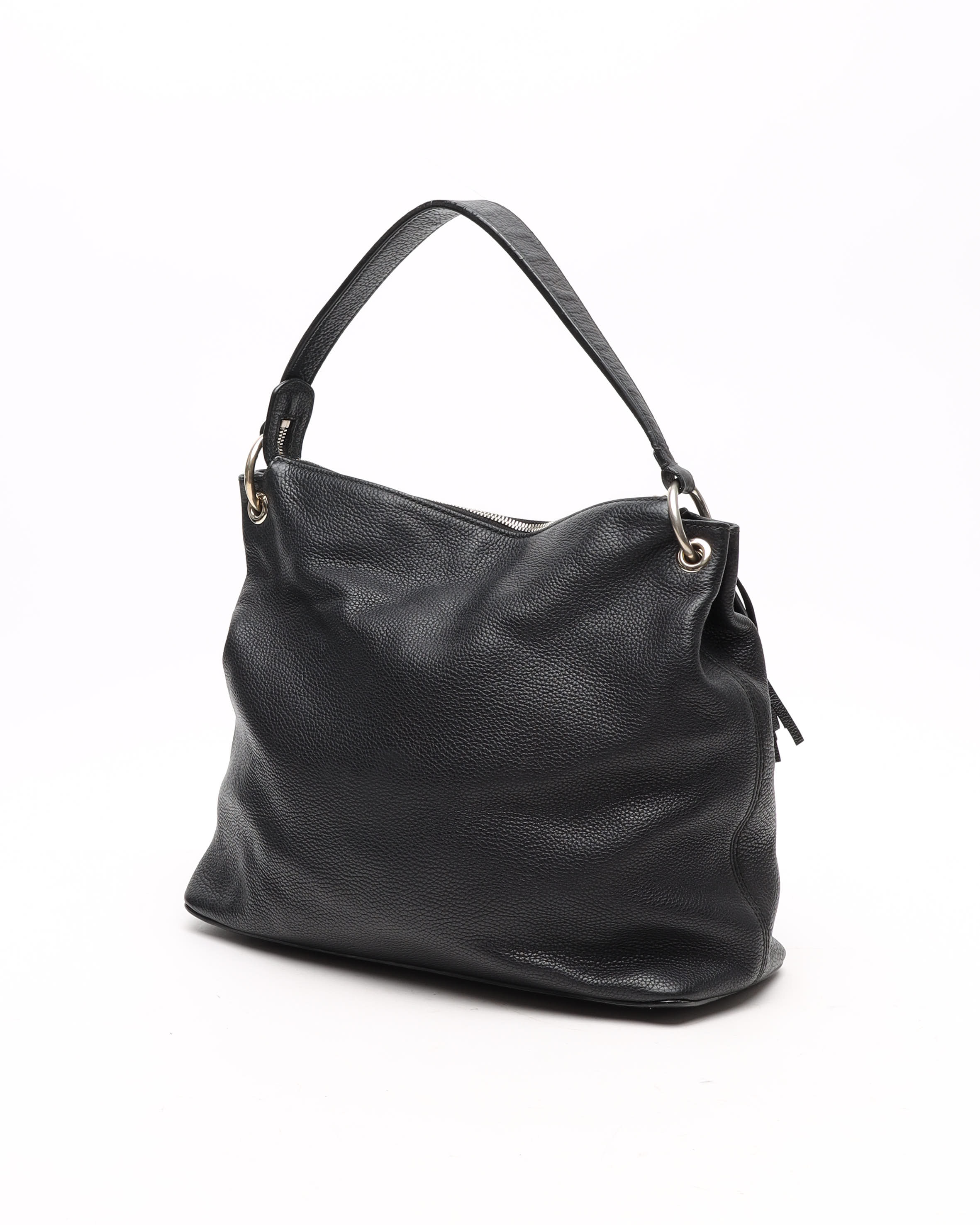 Gucci Soho Fringe Bag In Black