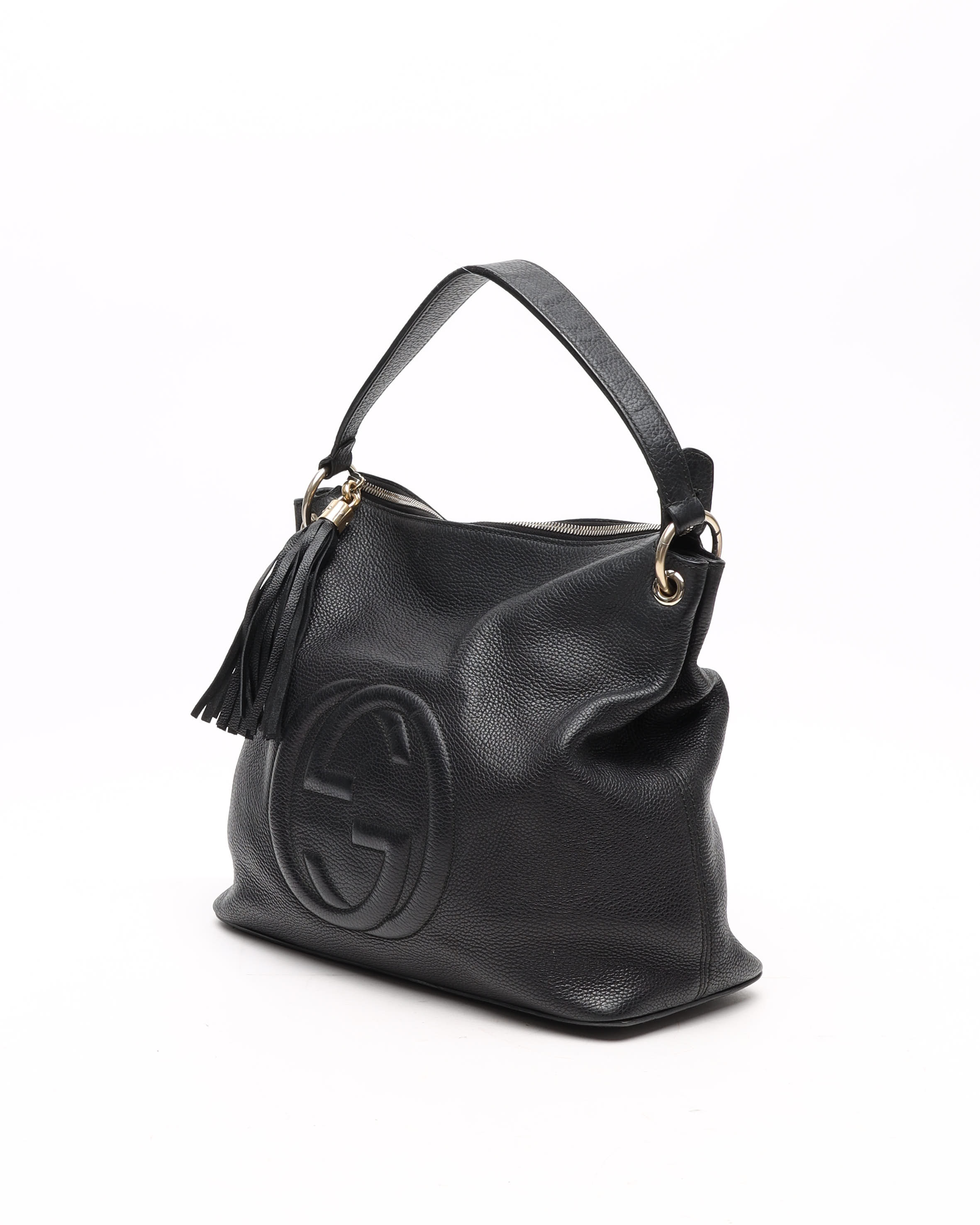 Gucci Soho Fringe Bag In Black