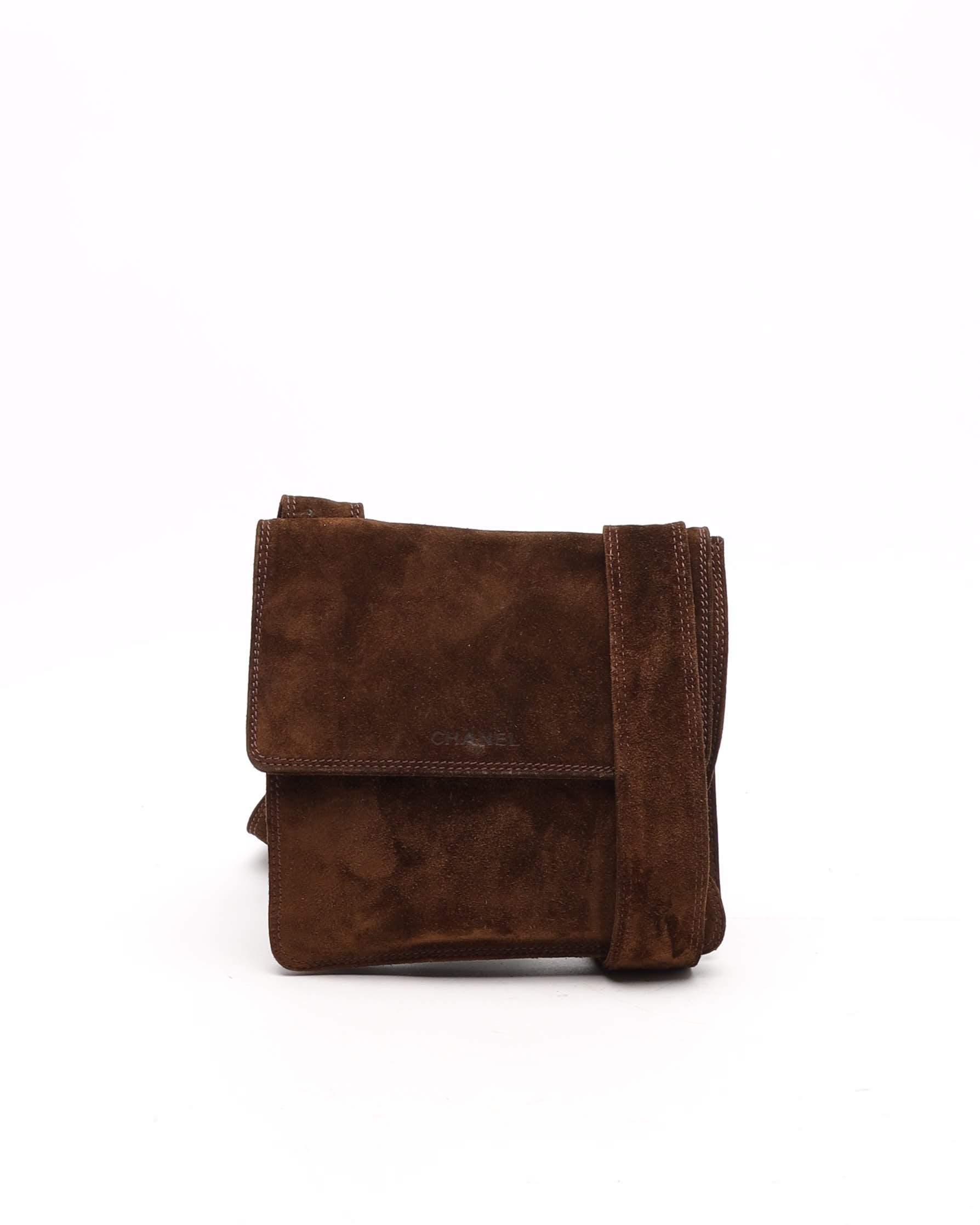 Chanel Suede Crossbody Bag
