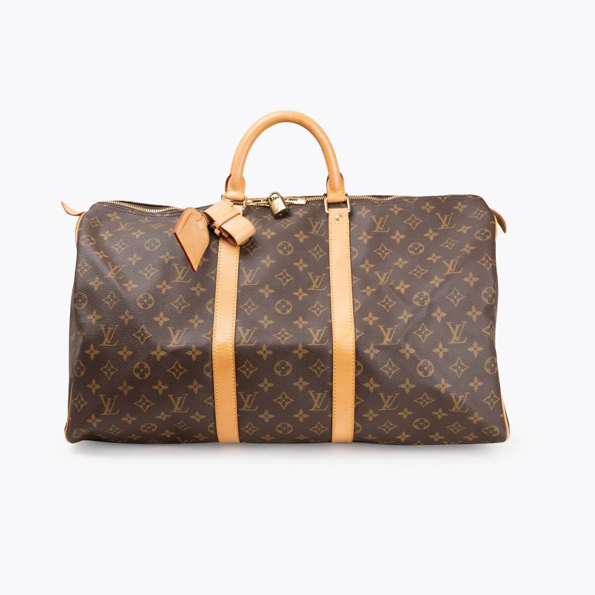 LOUIS VUITTON Keepall Monogram 50 Weekend Bag